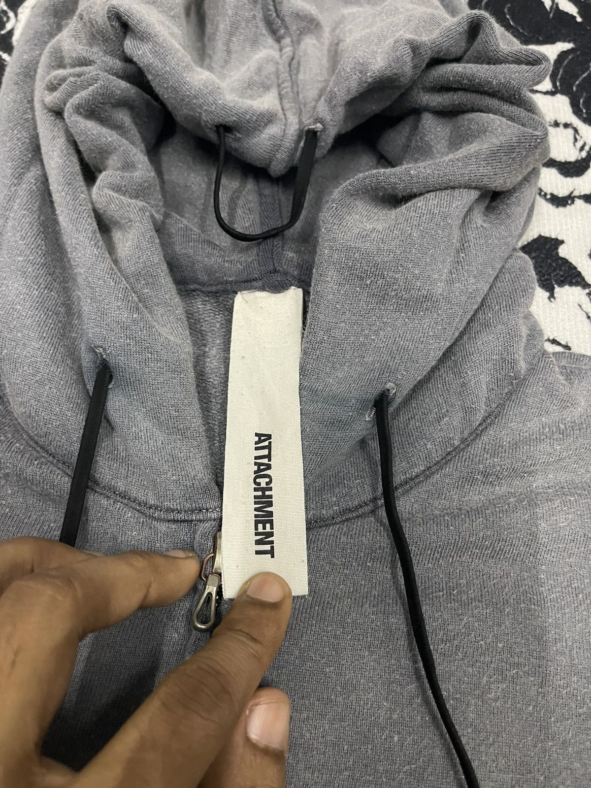 Attachment 90s ATTACHMENT HOODIE ZIPPER RARE DESIGN Size US S / EU 44-46 / 1 - 8 Thumbnail