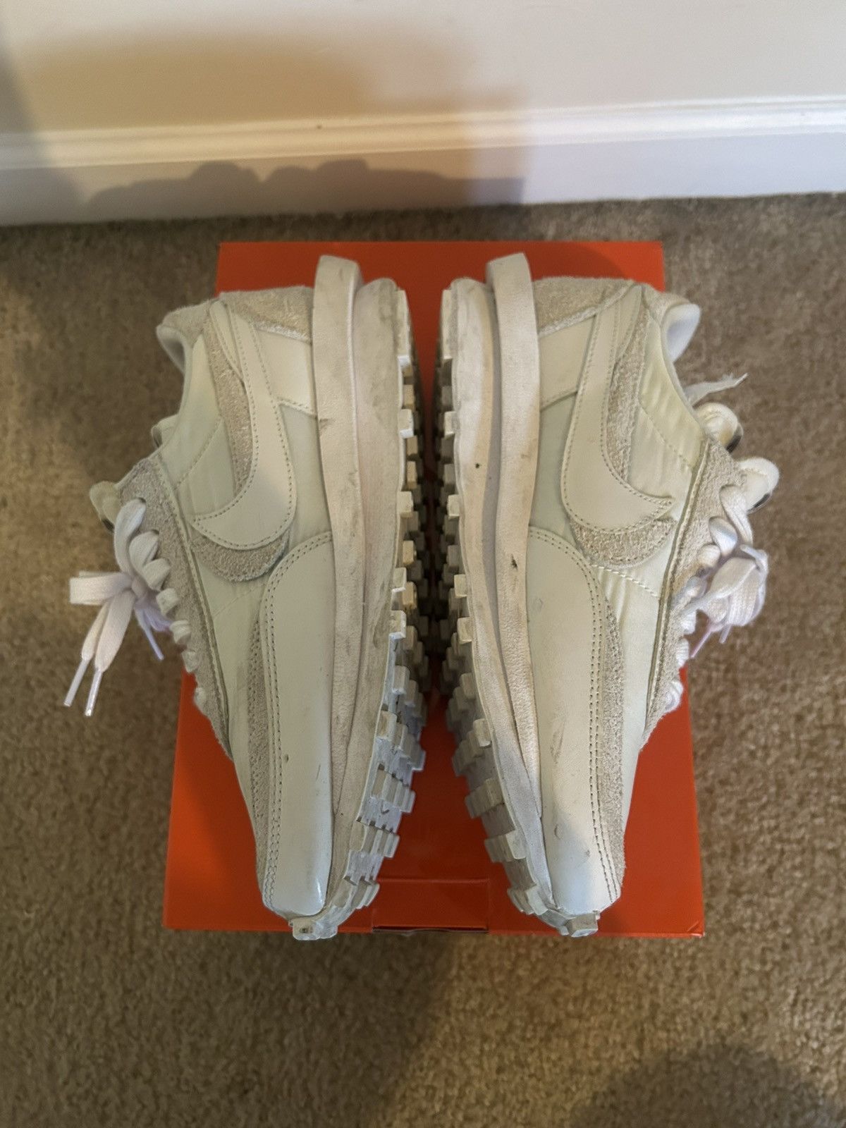 Nike × Sacai Nike x Sacai LD Waffle low White Size US 8.5 / EU 41-42 - 3 Thumbnail