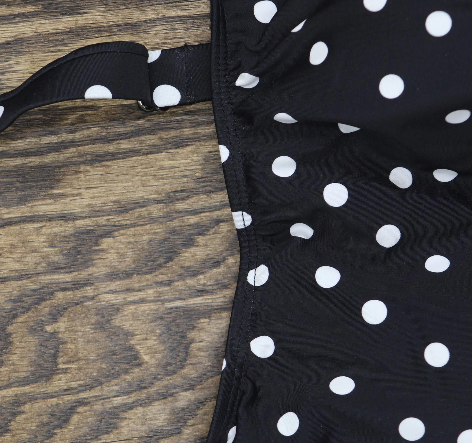 Other Nwt Swim Solutions Dot One Piece Swimsuit Black / White 10 Size ONE SIZE - 7 Thumbnail