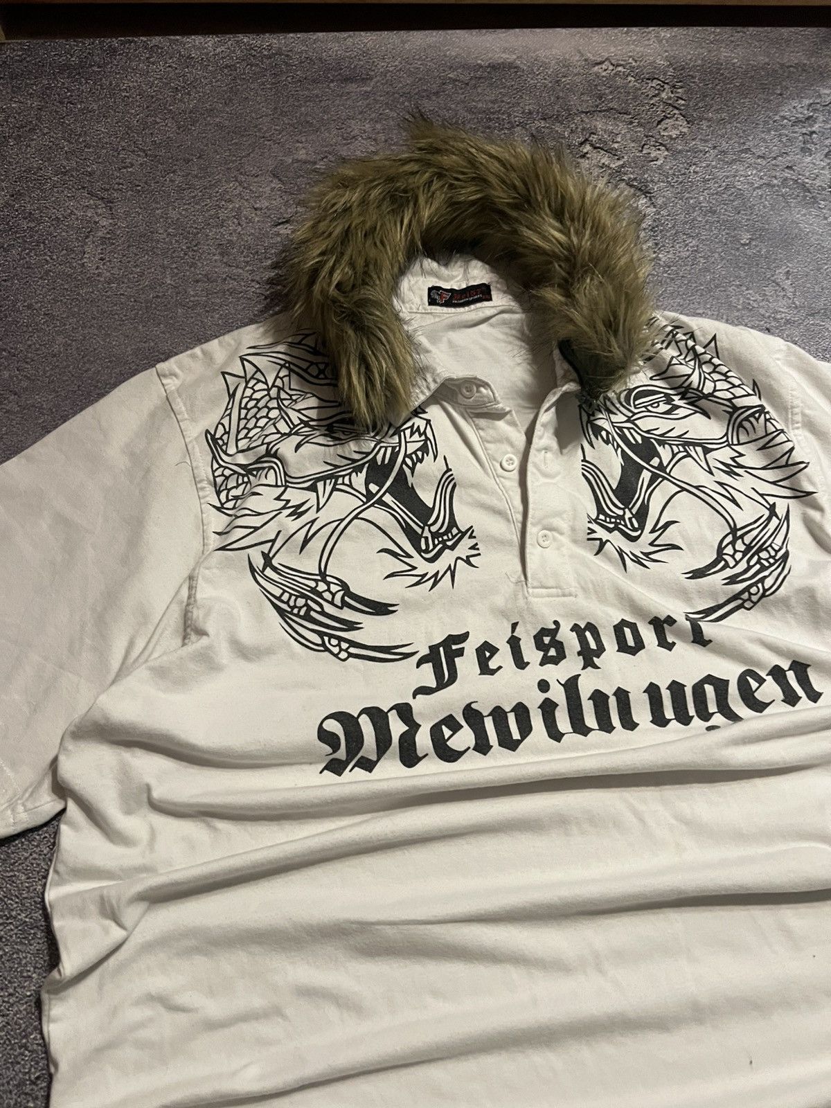 Vintage Archive Shirt If Six Was Nine Style / Y2K Fur Glamour Vibe Size US XXL / EU 58 / 5 - 3 Thumbnail