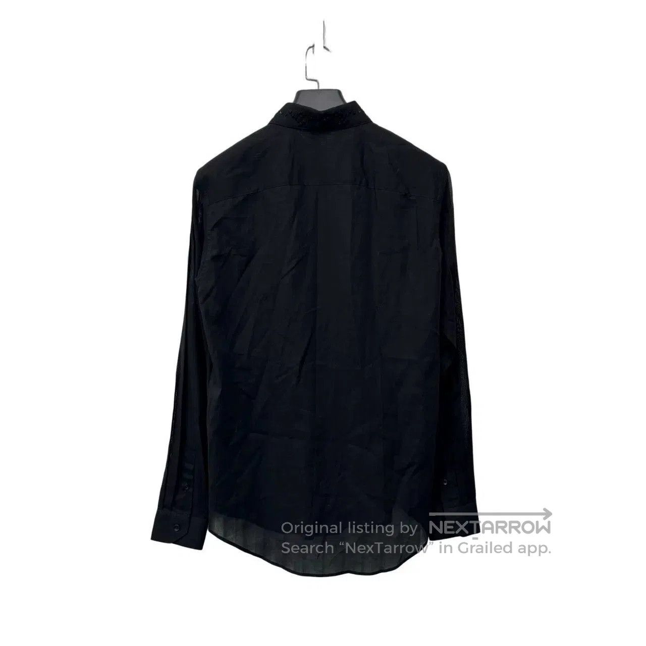 Saint Laurent Paris Saint Laurent Sequin Organza Shirt. Size S / US 4 / IT 40 - 3 Thumbnail