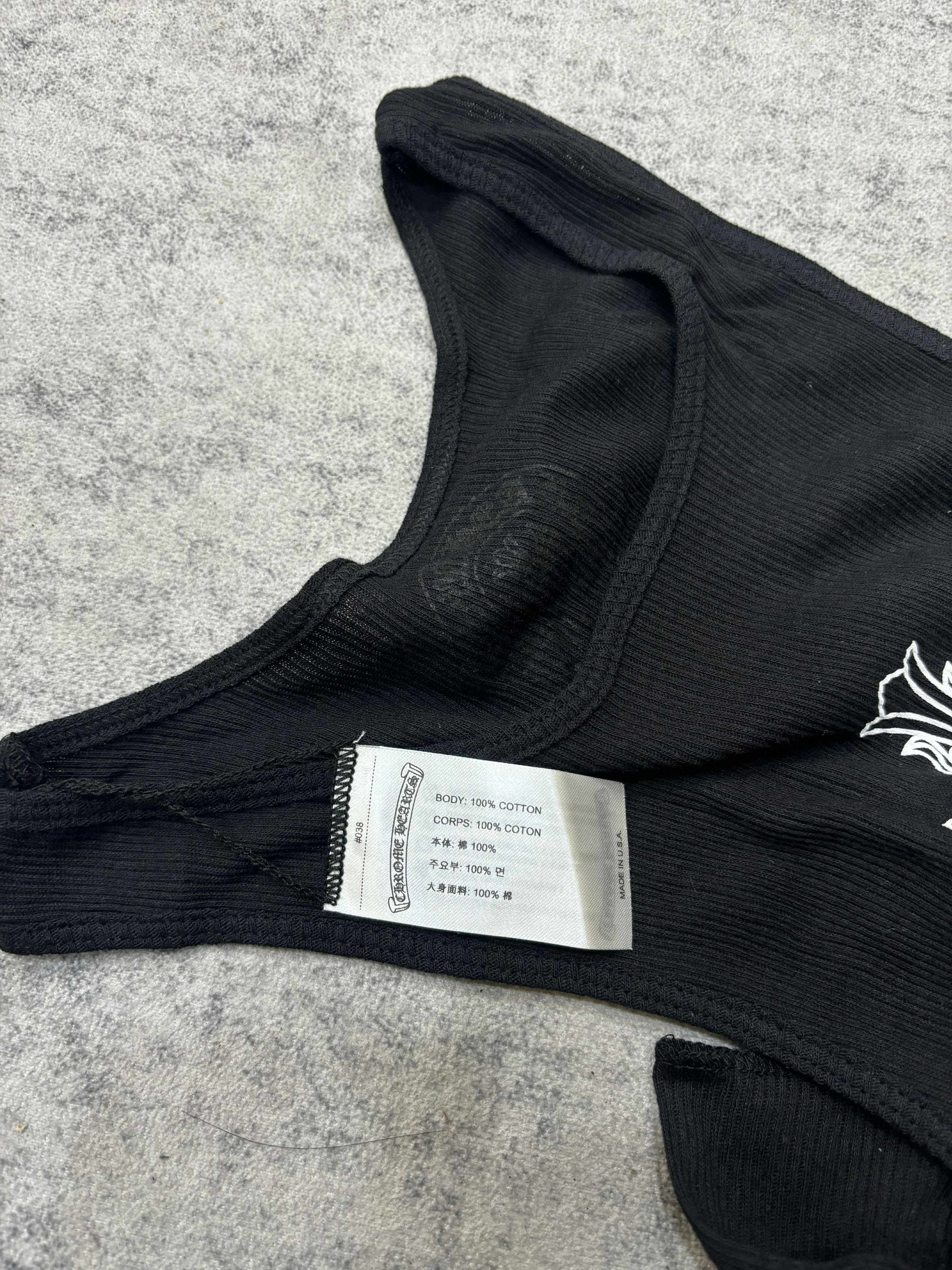 Chrome Hearts CHROME HEARTS SINGLE CROSS TANK TOP BLACK Size S / US 4 / IT 40 - 9 Thumbnail