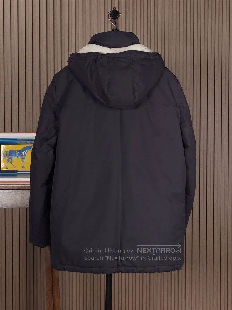 Brunello Cucinelli Brunello Cucinelli Hooded parka jacket with tech cotton pa Size US S / EU 44-46 / 1 - 4 Thumbnail