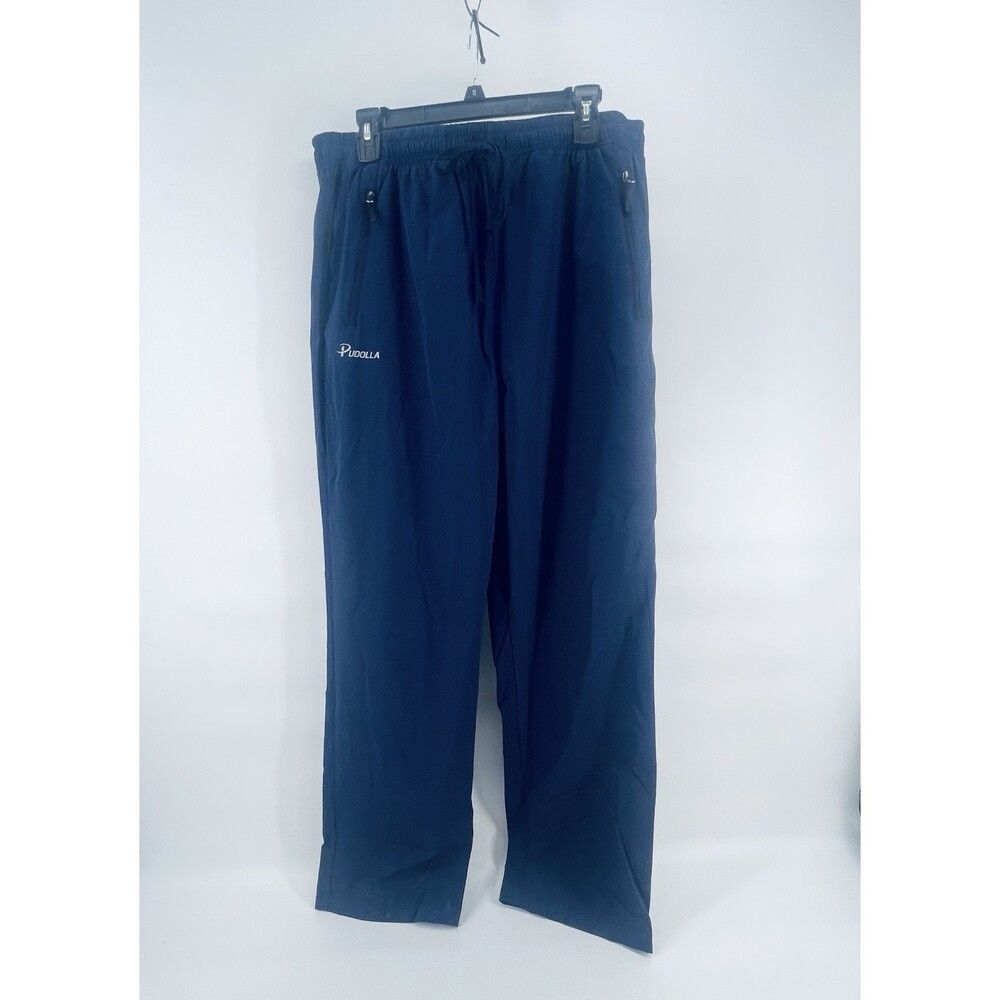 Other Pudolla Mens Athletic Training Hiking Jogging Pants XL Navy Size US 39 - 2 Thumbnail