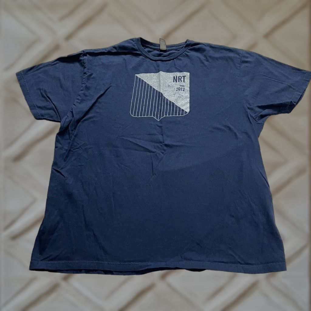 Gildan Gildan SoftStyle T-Shirt Mens 2XL Navy Blue Graphic Tee Cotton Short Sleeve Crew Neck Size US XXL / EU 58 / 5 - 1 Thumbnail