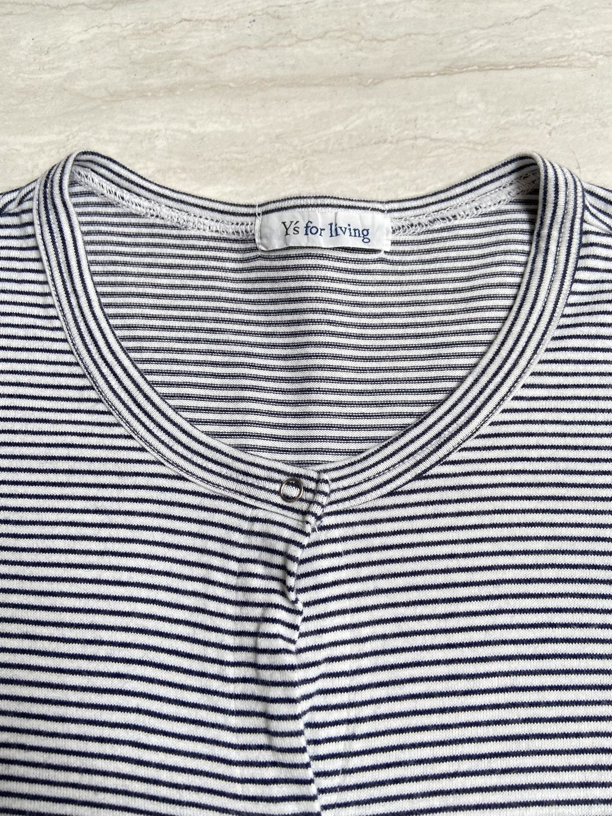 Y's × Yohji Yamamoto Y’S FOR LIVING Striped Long Cardigan Size US S / EU 44-46 / 1 - 12 Thumbnail