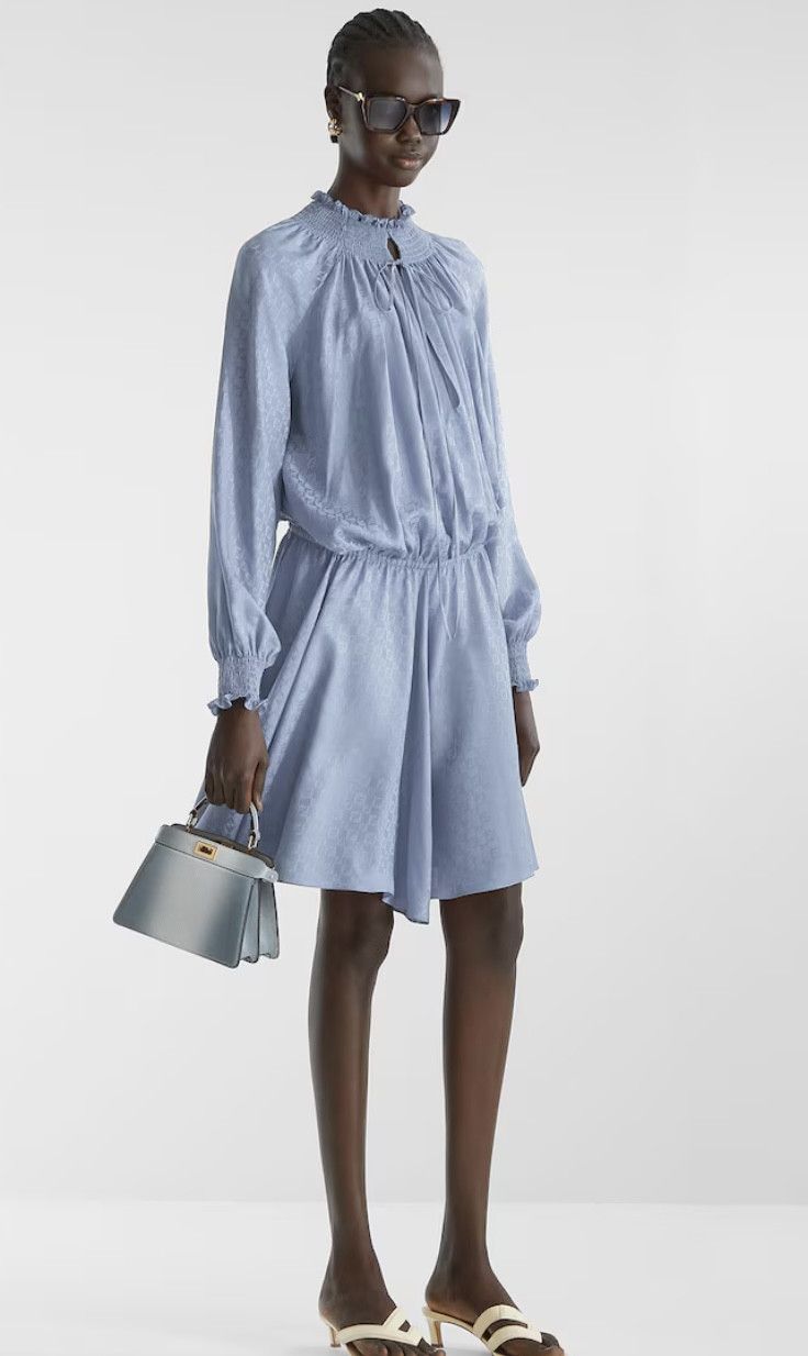 Fendi Fendi Silk Dress Size M / US 6-8 / IT 42-44 - 9 Thumbnail