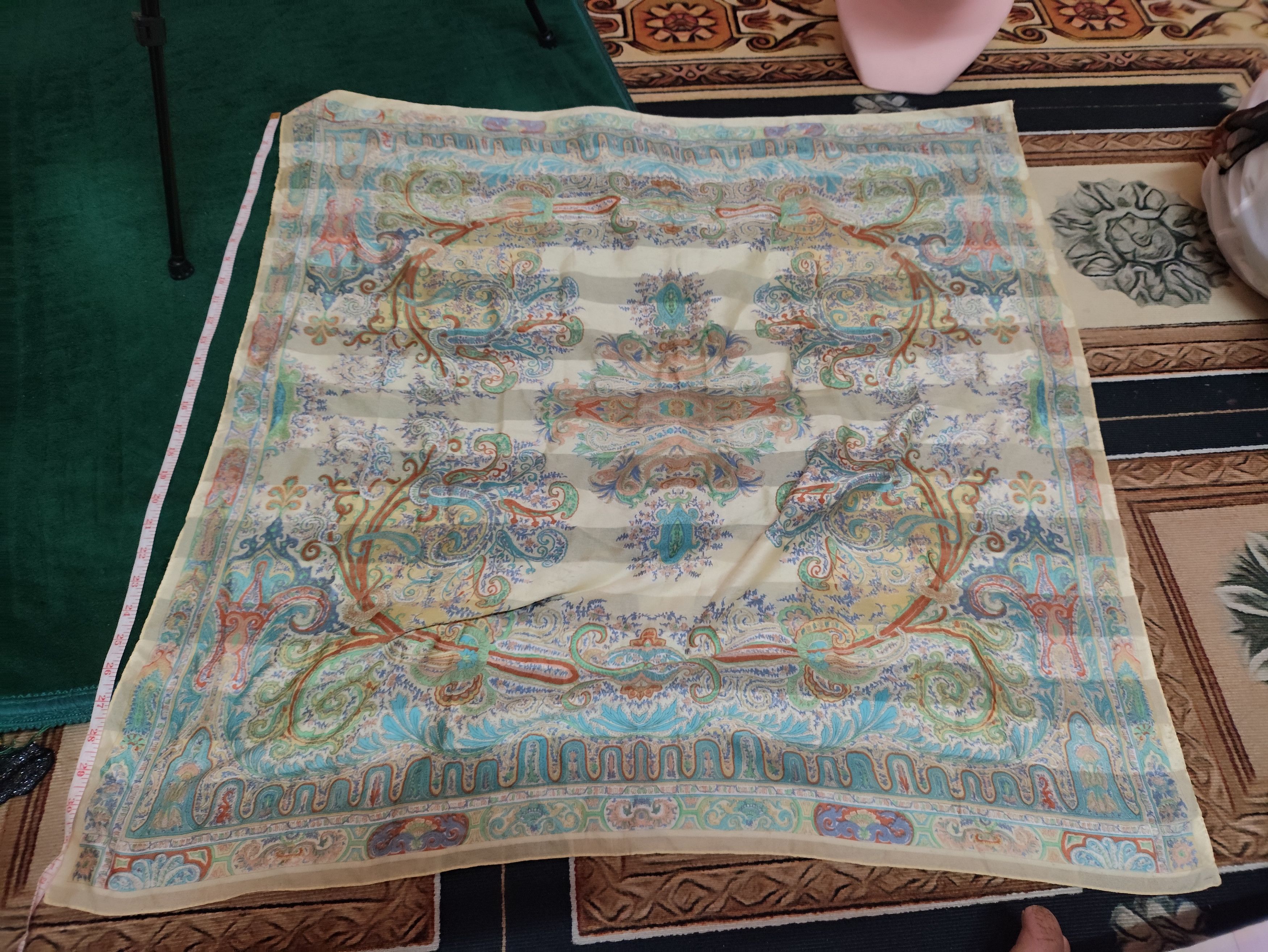 Japanese Brand × Vintage Art Scarves Neckerchief Vintage Stuff Size ONE SIZE - 7 Thumbnail
