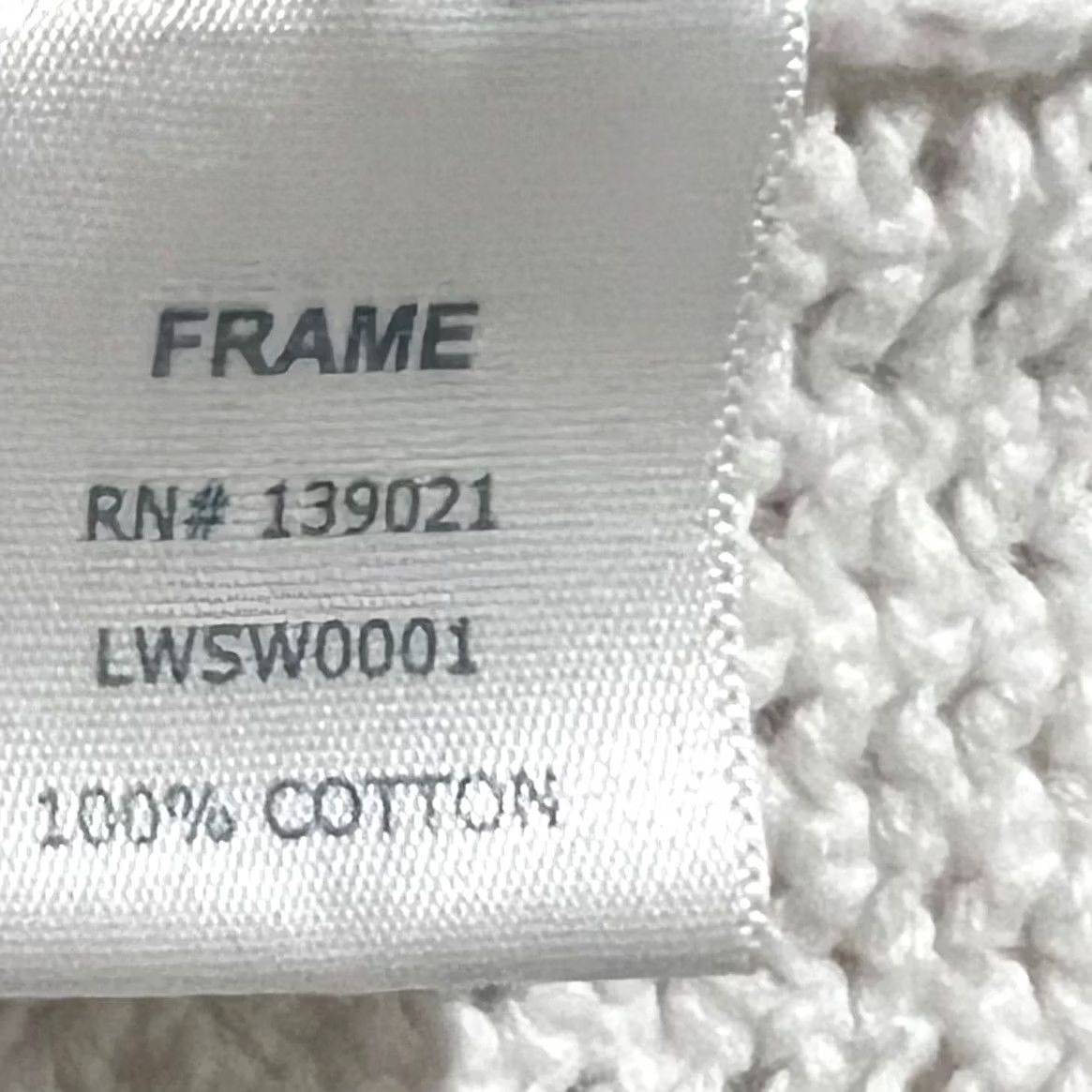Frame VINTAGE Frame Sleeveless Sweater White Open Knit Top Cotton Sheer XS Womens frame Le Muscle Shirt Size XS / US 0-2 / IT 36-38 - 8 Thumbnail