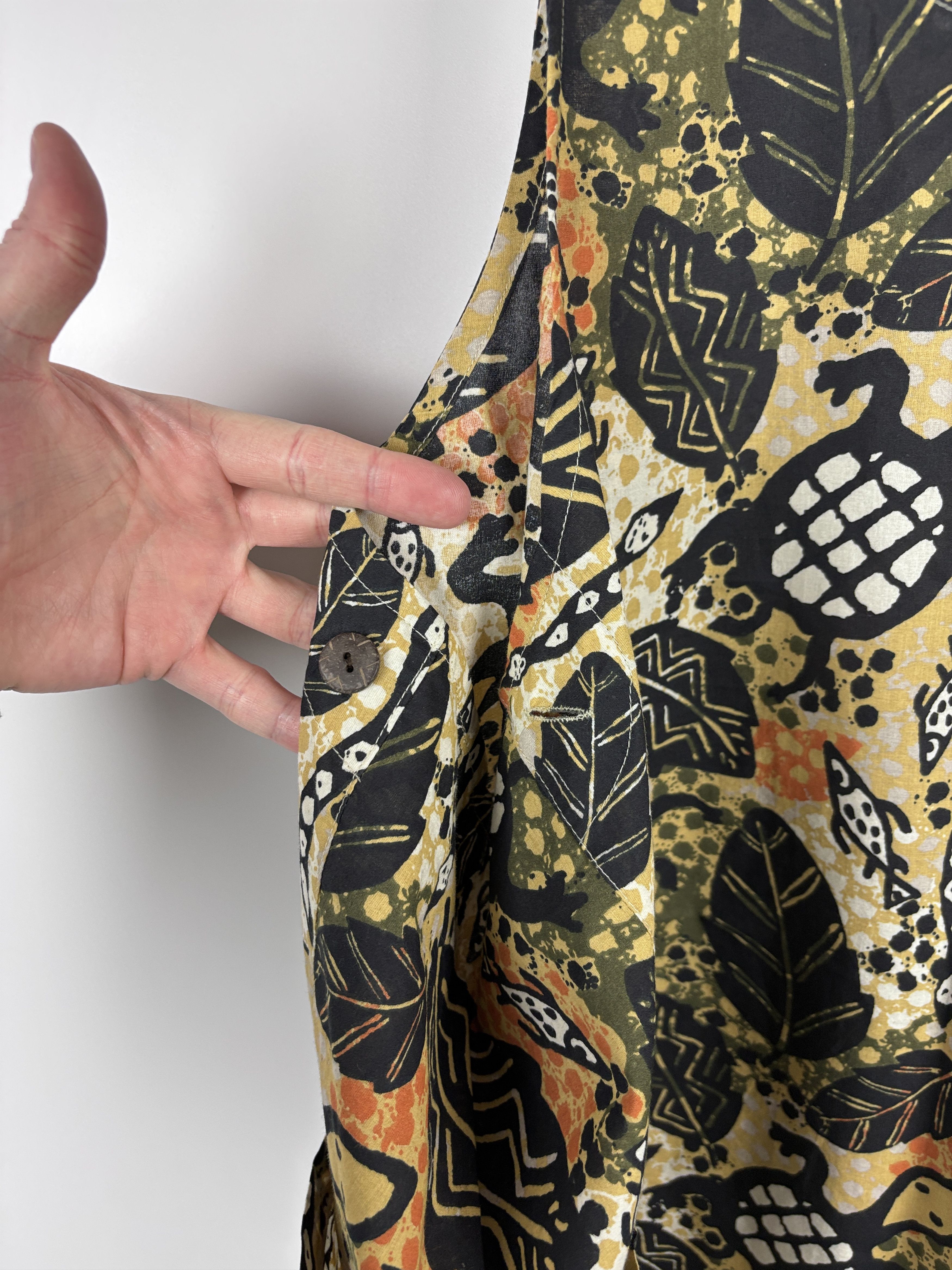Gudrun Sjoden Gudrun Sjoden Turtle Floral Pattern Organic Cotton Dress S/M Size M / US 6-8 / IT 42-44 - 10 Thumbnail