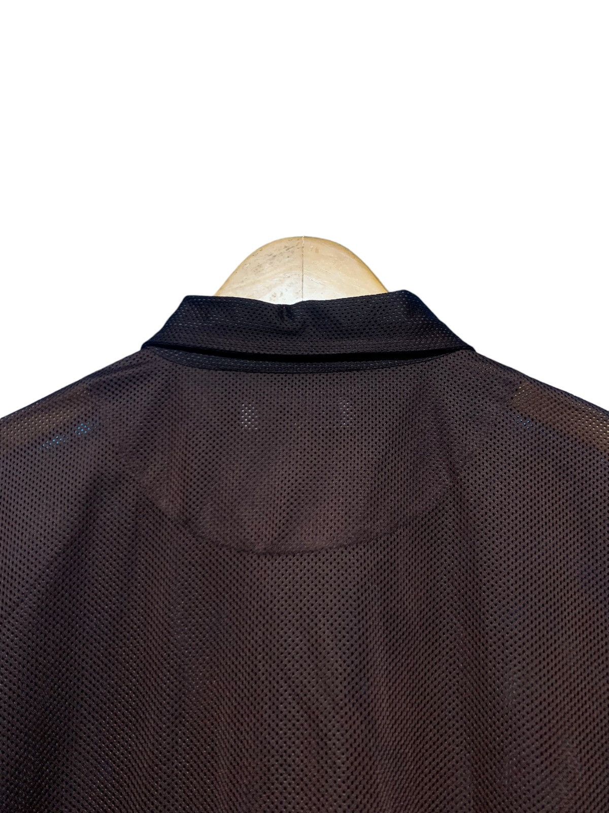 GianMarco Venturi y2k transparent mesh fishnet summer button shirt Size US L / EU 52-54 / 3 - 12 Thumbnail