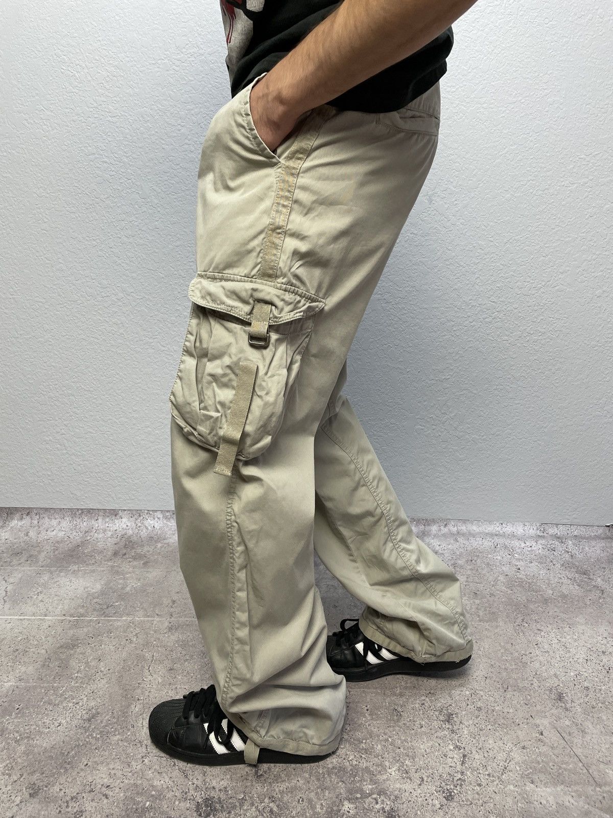 G-Star × Japanese Brand × Vintage Vintage Junya Watanabe Balenciaga Style Bondage Cargo Pants Size US 32 / EU 48 - 3 Thumbnail
