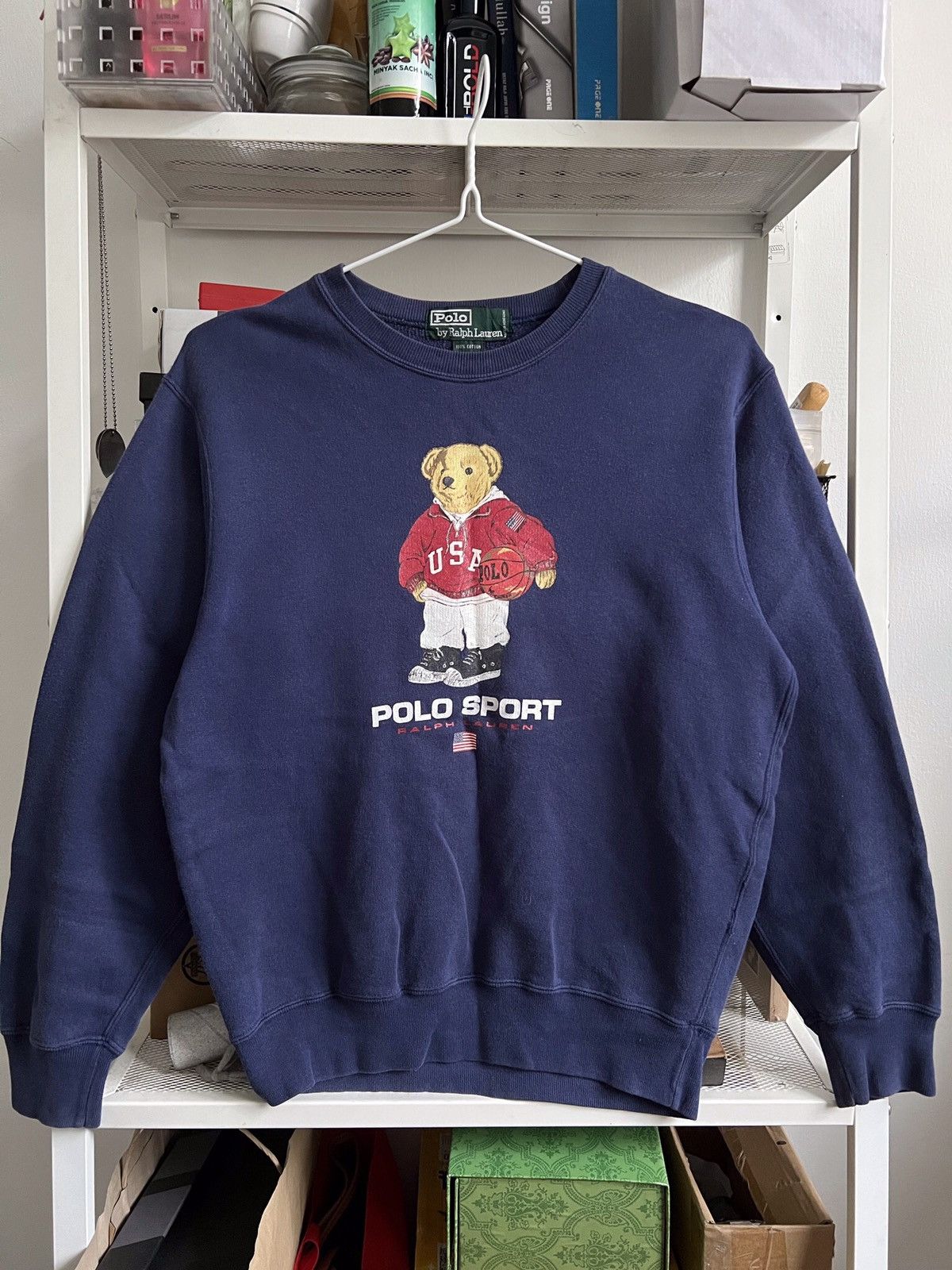 Polo Ralph Lauren BEST OFFER ! VINTAGE 🔥 Polo Bear USA Ralph Lauren 🔥 Size M / US 6-8 / IT 42-44 - 4 Thumbnail