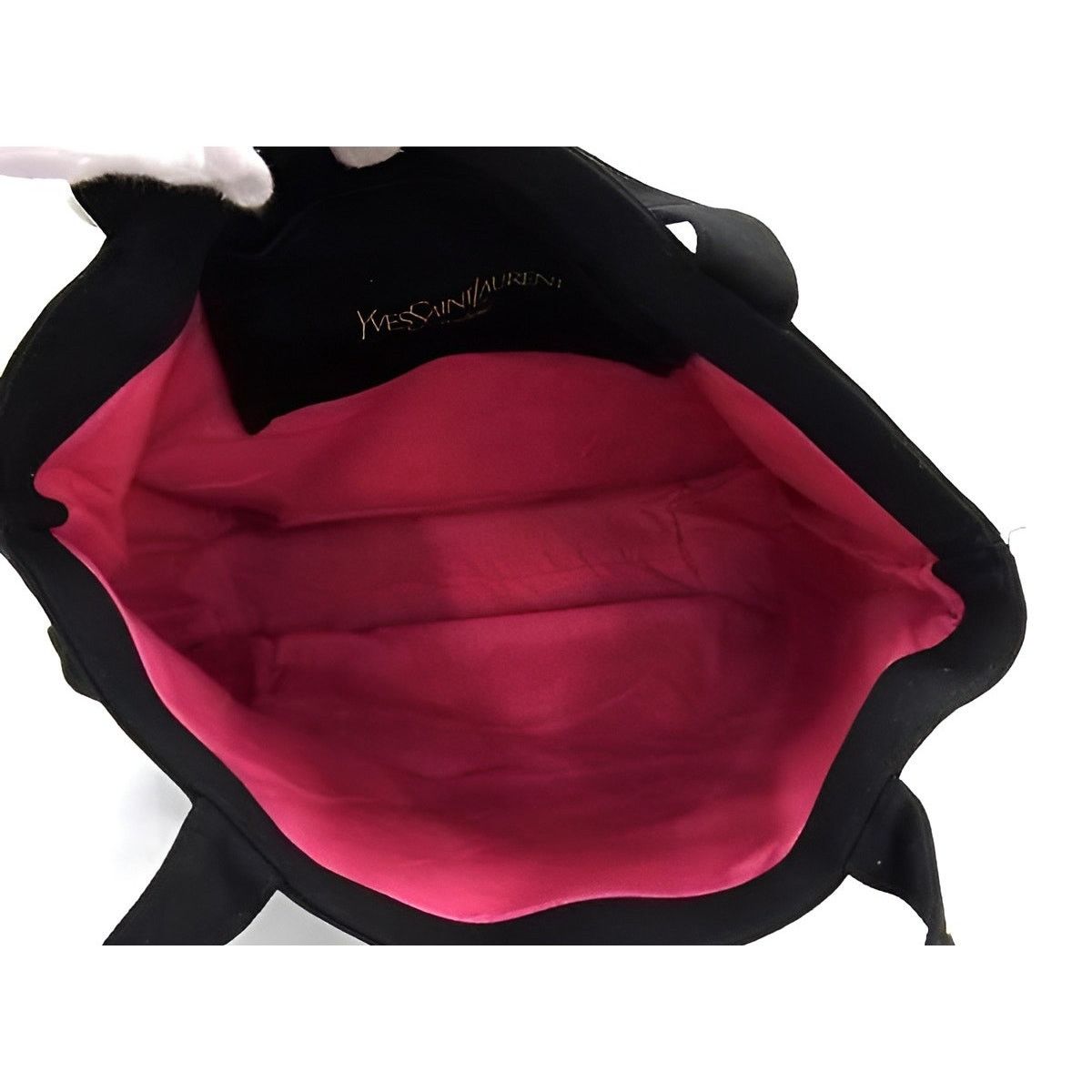 Yves Saint Laurent Yves Saint Laurent YSL Tote Bag Cotton Black Size ONE SIZE - 5 Thumbnail