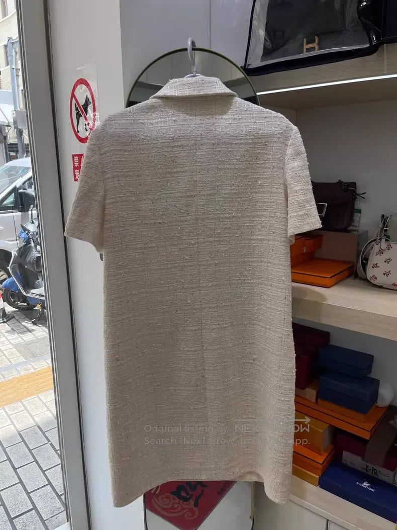 Valentino Valentino Doll collar, sequin woolen short-sleeve dress Size M / US 6-8 / IT 42-44 - 2 Thumbnail
