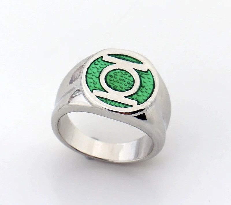 Jewelry Green Lantern Ring (size 8-10) Size ONE SIZE - 3 Thumbnail