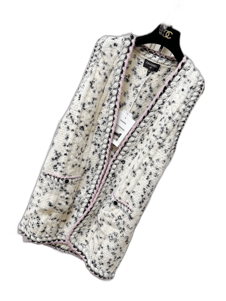 Chanel Chanel 21A Castle Knit Vest Coat Size M / US 6-8 / IT 42-44 - 1 Thumbnail