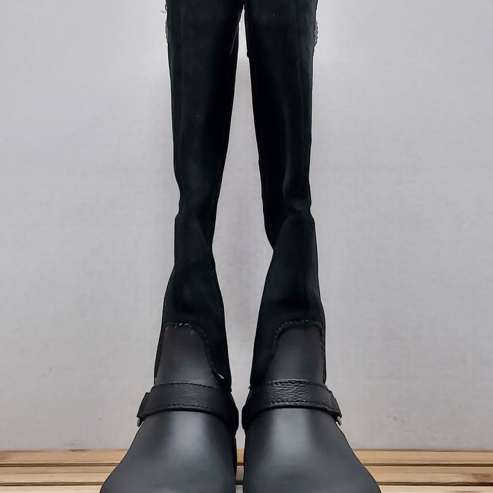 Crocs CROCS Womens | Black | Equestrian Suede Tall Boots Size 6 Size US 6 / IT 36 - 5 Thumbnail