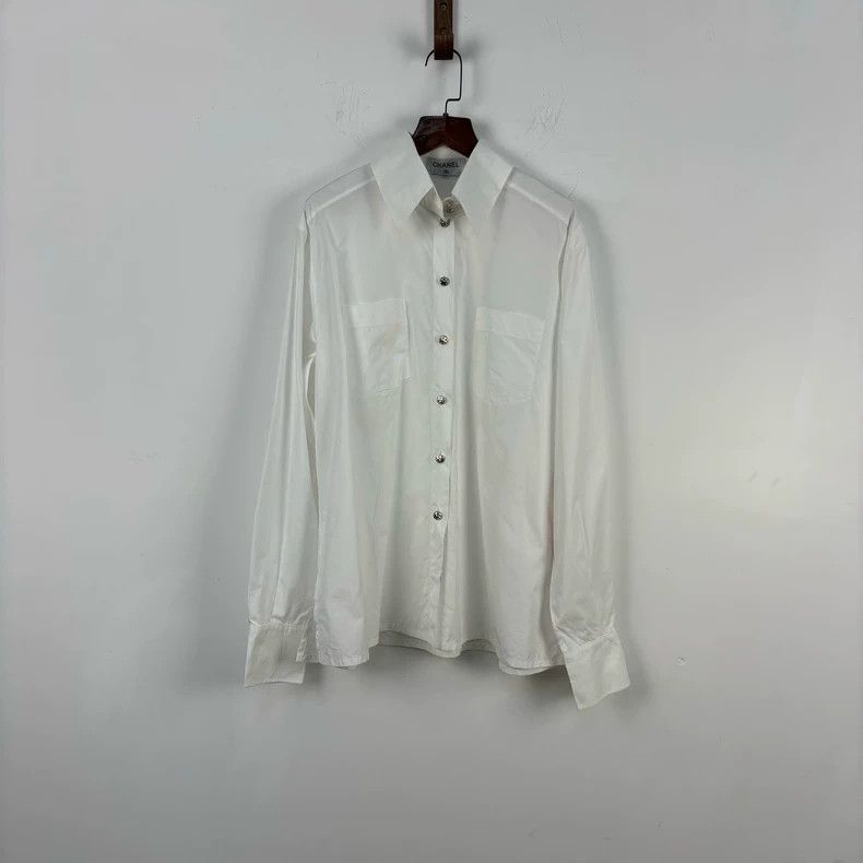 Chanel Chanel White shirt Size S / US 4 / IT 40 - 1 Thumbnail