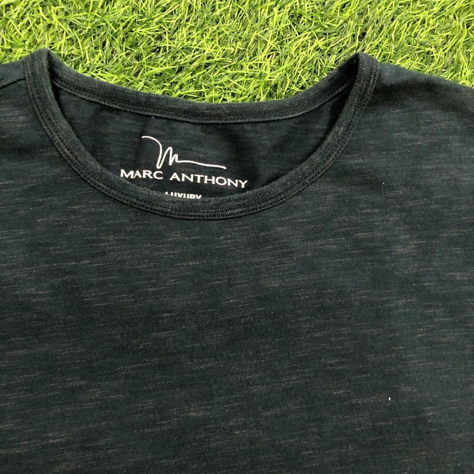 Other Dark Teal Marc Anthony Luxury Blank Tee Size US L / EU 52-54 / 3 - 3 Thumbnail