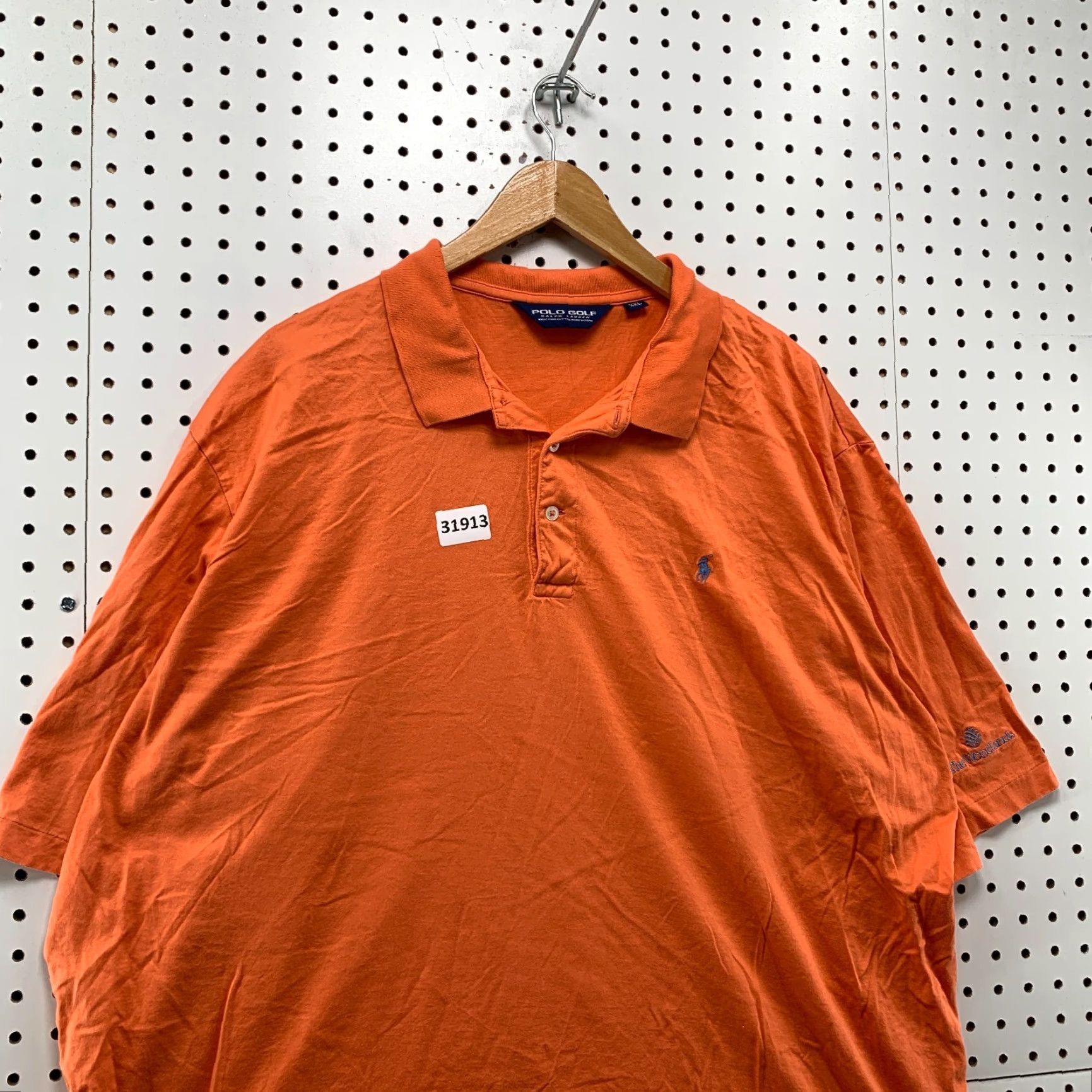 Ralph Lauren Polo Golf Ralph Lauren Collared Shirt Mens 2XL Orange Green Pony 28x31 WOODLANDS Size US XXL / EU 58 / 5 - 5 Thumbnail