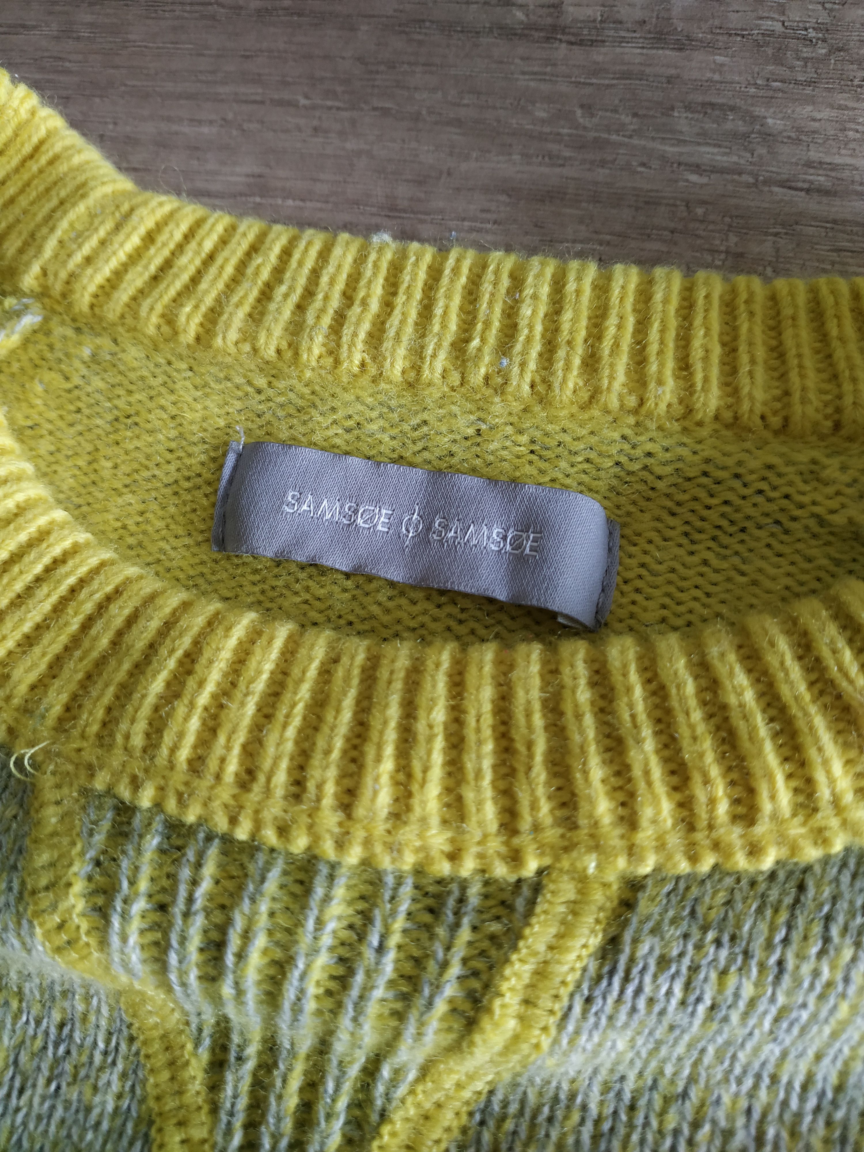 Samsoe Samsoe Samsoe & Samsoe Women's Yellow Wool Sweater/Pullover, s. XS Size XS / US 0-2 / IT 36-38 - 7 Thumbnail