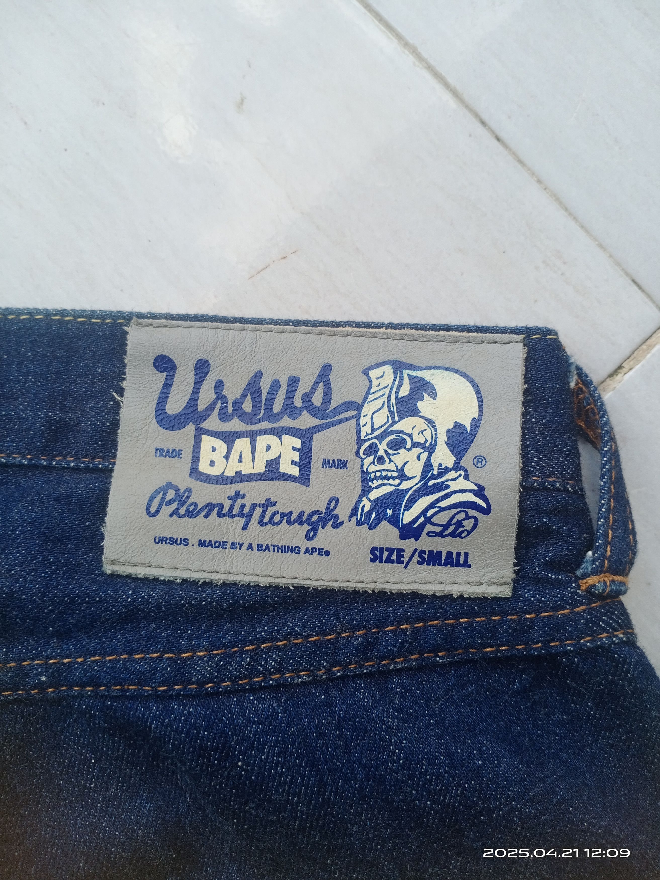 Bape Ursus bape denim selvedge Size US 30 / EU 46 - 1 Thumbnail