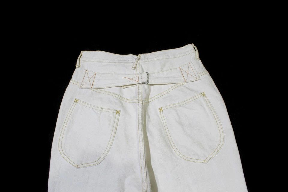 Kapital Kapital Japan Sarouel Pants Denim Jeans Cinch Back White Size US 28 / EU 44 - 6 Thumbnail