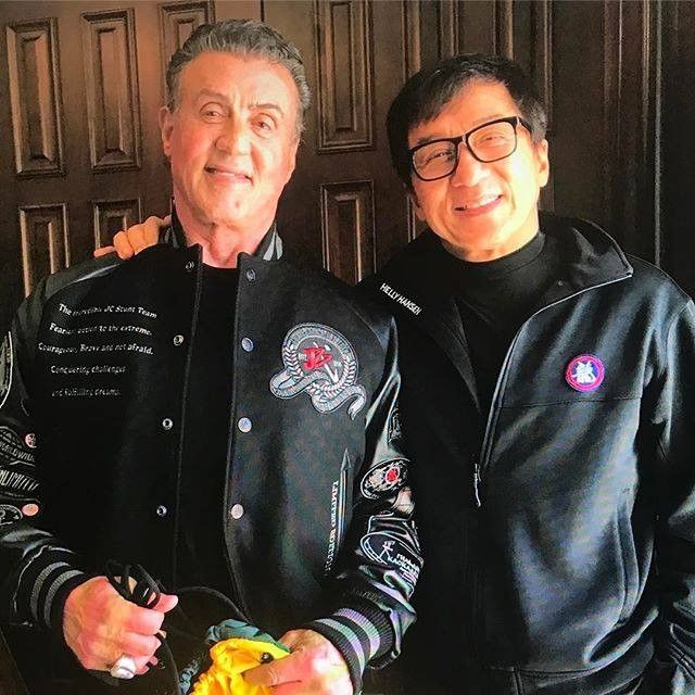 Vintage Jackie Chan Stunt Team Limited Edition Varsity Jacket Size US XXL / EU 58 / 5 - 2 Thumbnail