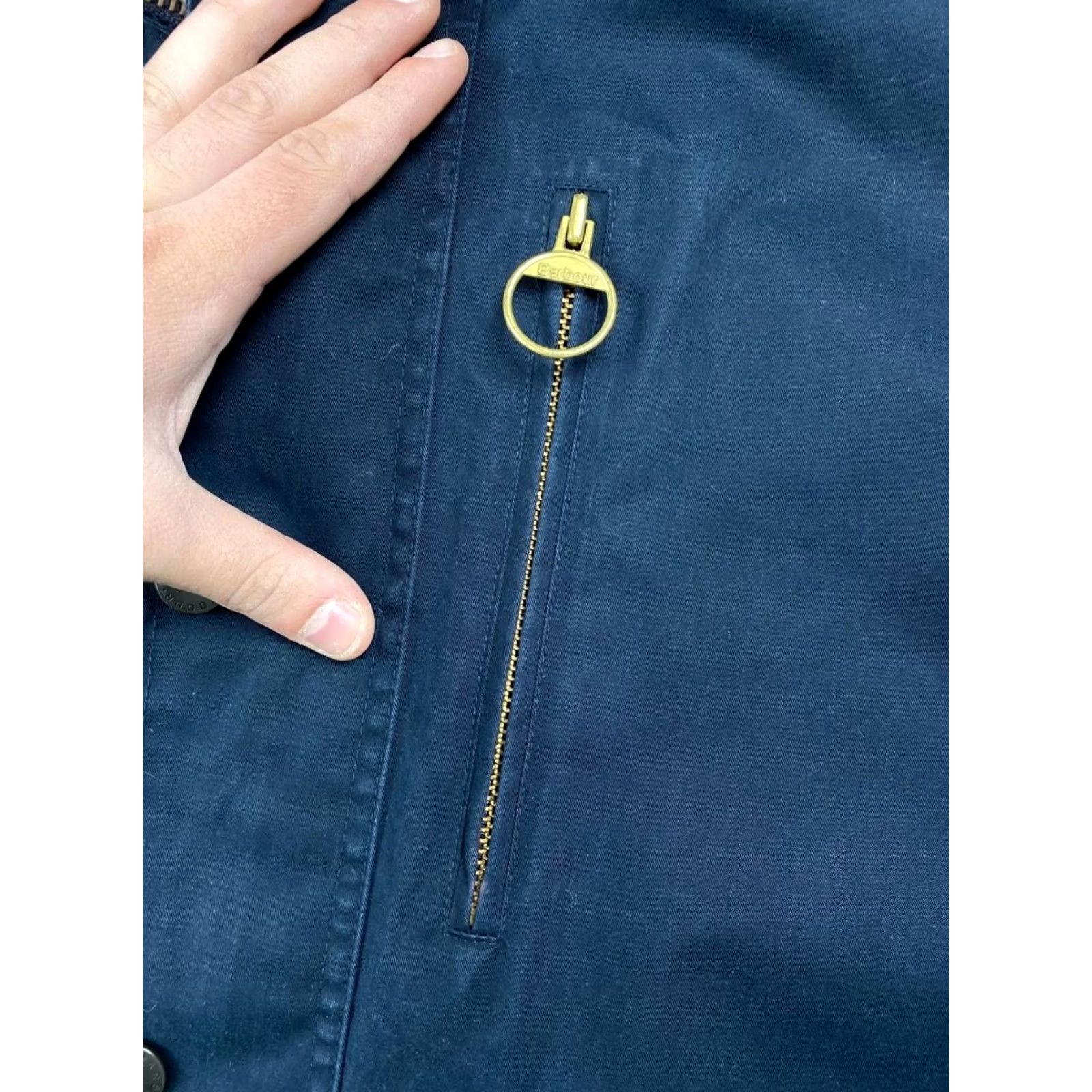 Barbour Barbour Beauleu Light Jacket Men XL Blue Quilted Cotton Zip Casual Spring Fall Size US XL / EU 56 / 4 - 7 Thumbnail