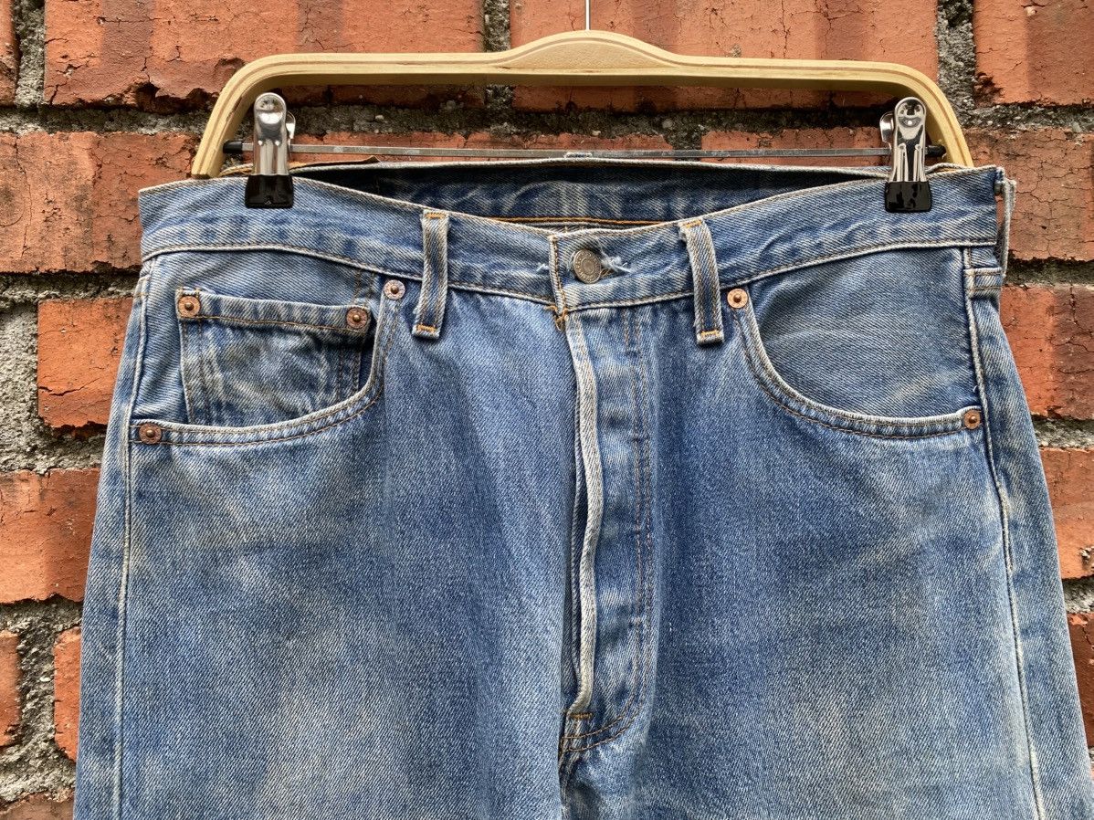 Levi's Vintage Clothing W33x32 Vintage levi's 501 made in usa 90s faded Size US 33 - 3 Thumbnail