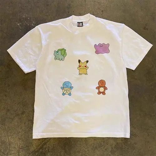 Japanese Brand Masuda x Maya Cartoon pattern casual retro loose t-shirt Size US M / EU 48-50 / 2 - 3 Thumbnail