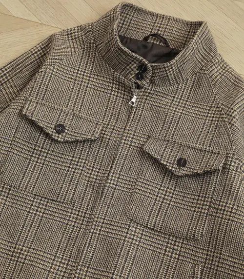 Vintage Koyama x Fujii Brown Checkered Jacket with Pockets Size US M / EU 48-50 / 2 - 6 Thumbnail