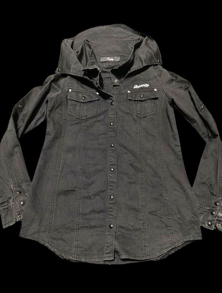 If Six Was Nine × Japanese Brand × Le Grande Bleu (L.G.B.) 🖤BOMANY BUTTON UPS SHIRT ~ IFSIXWASNINE LGB STYLE🖤 Size US XS / EU 42 / 0 - 4 Thumbnail