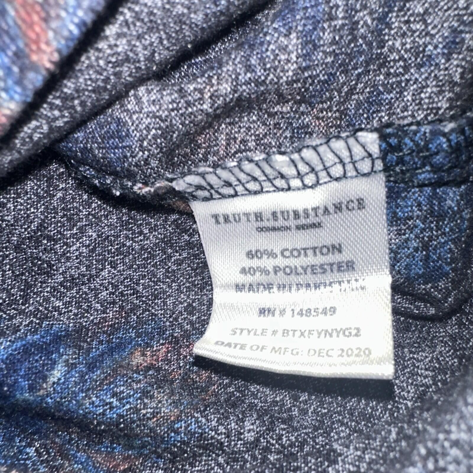 Other truth substance common sense Floral Print Gray T-Shirt 3X Size US XXL / EU 58 / 5 - 8 Thumbnail