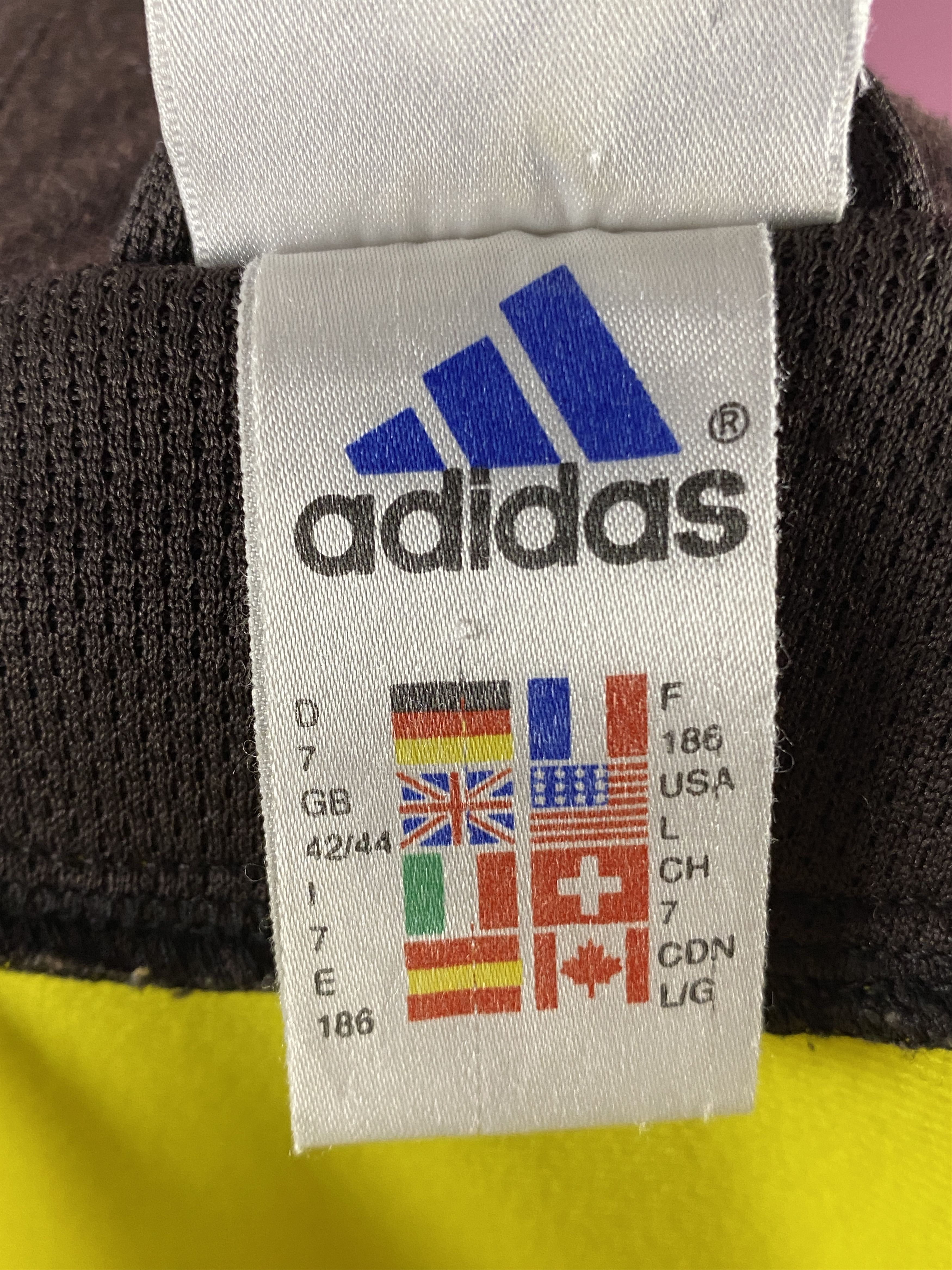 Adidas × Vintage 90s Adidas Vintage Men's Hooded Track Jacket - L Size US L / EU 52-54 / 3 - 7 Thumbnail