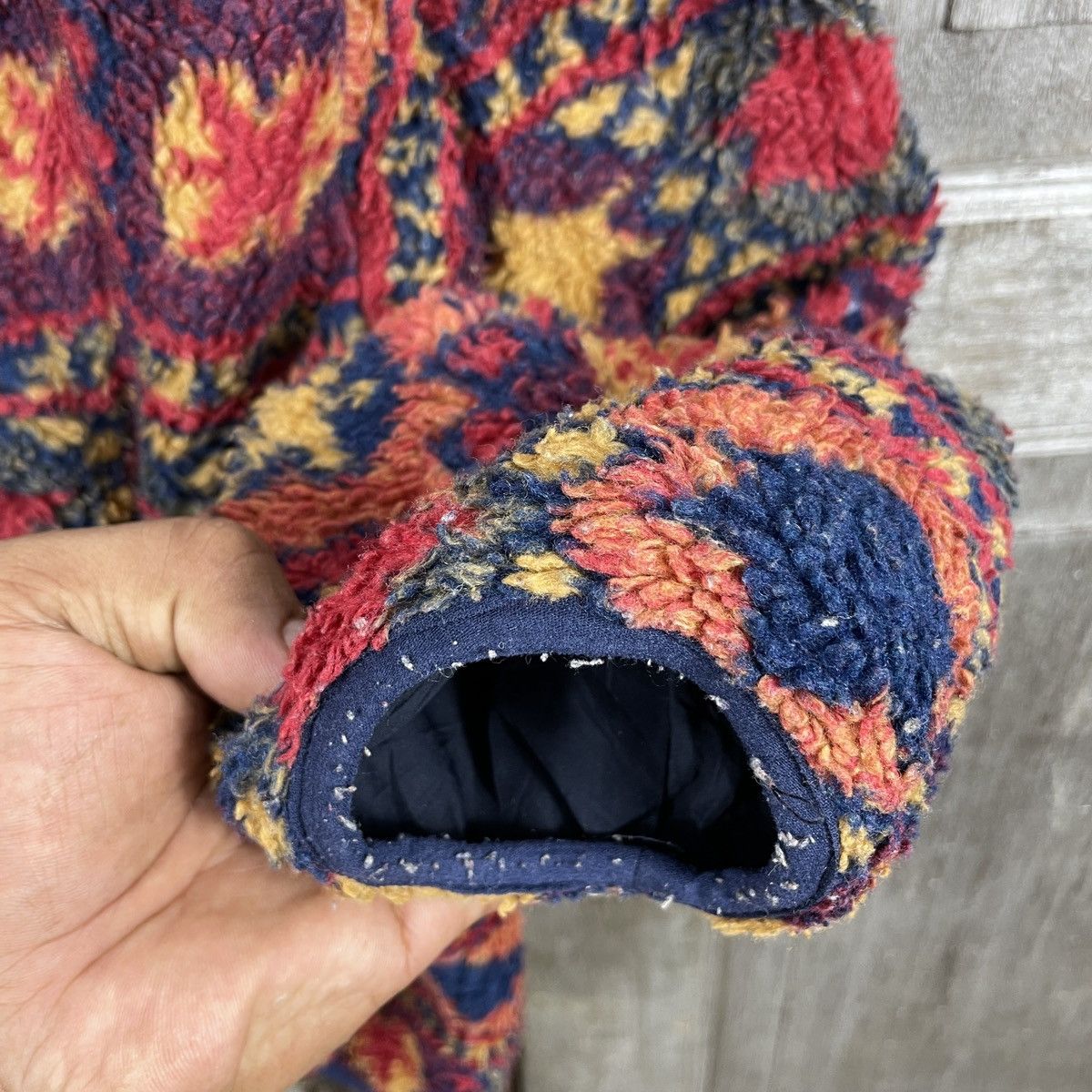 Japanese Brand Cube Sugar Vintage Deep Pile Fleece Jackets Size US M / EU 48-50 / 2 - 6 Thumbnail