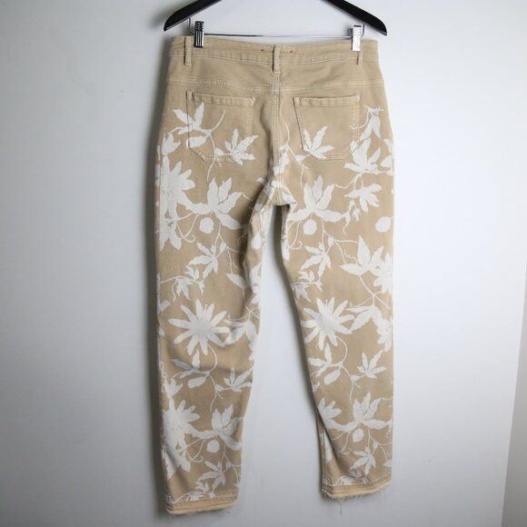 DOROTHEE SCHUMACHER Dorothee Schumacher Blurry Blooming Denim Pants Size 5 Size 32" / US 10 / IT 46 - 3 Thumbnail
