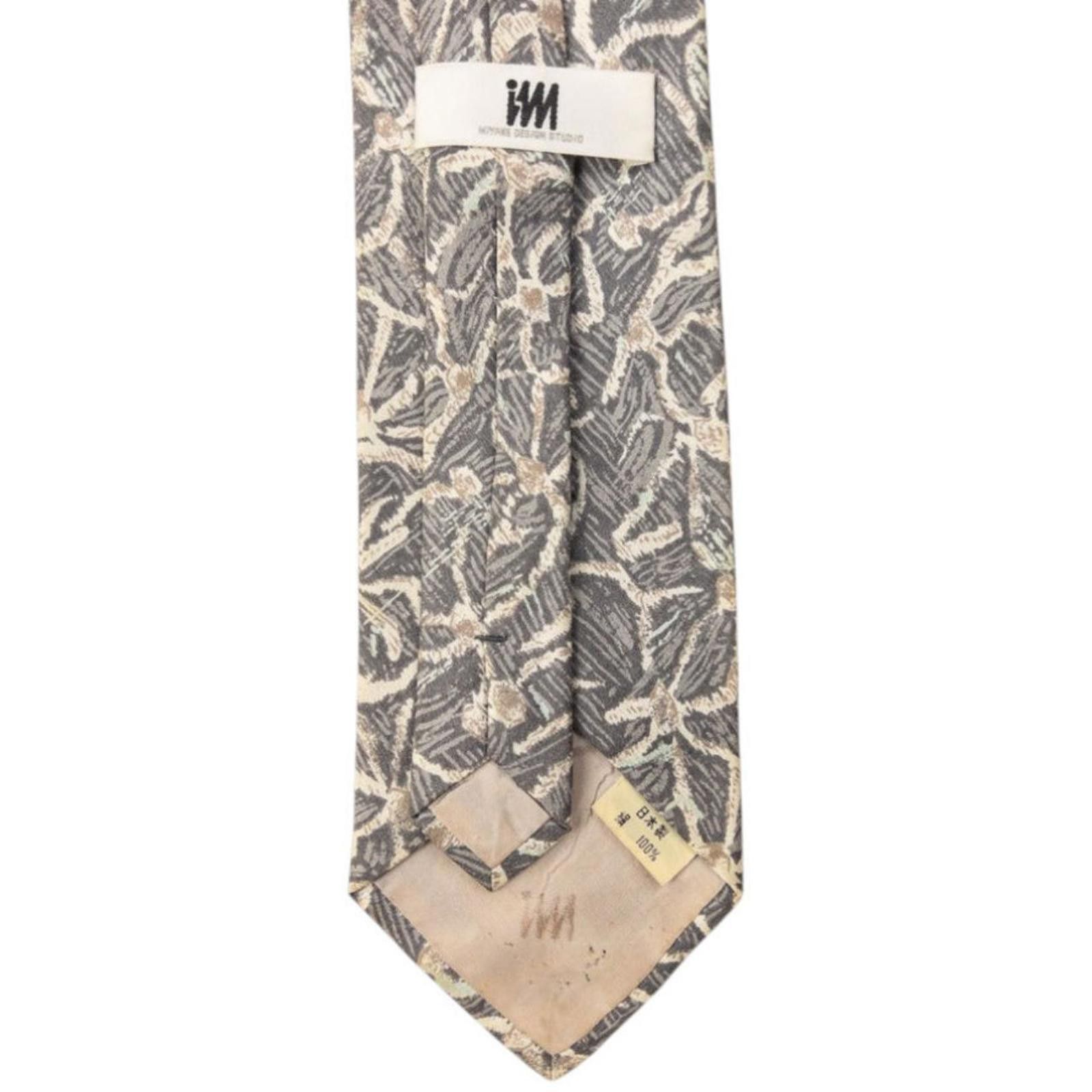Issey Miyake Vintage Issey Miyake Pattern Silk Tie Size ONE SIZE - 5 Thumbnail