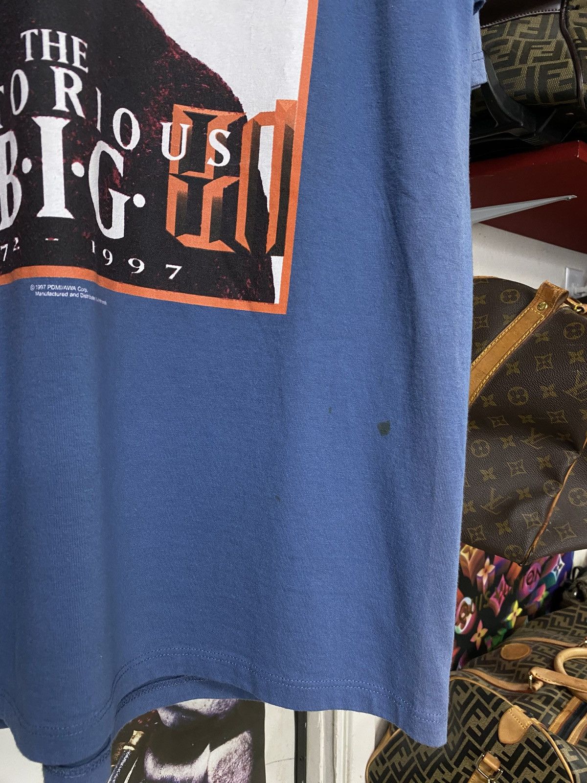 Vintage Vtg 90’s Biggie Smalls T-Shirt Notorious B.I.G Rap Tee XL Size US XL / EU 56 / 4 - 8 Thumbnail