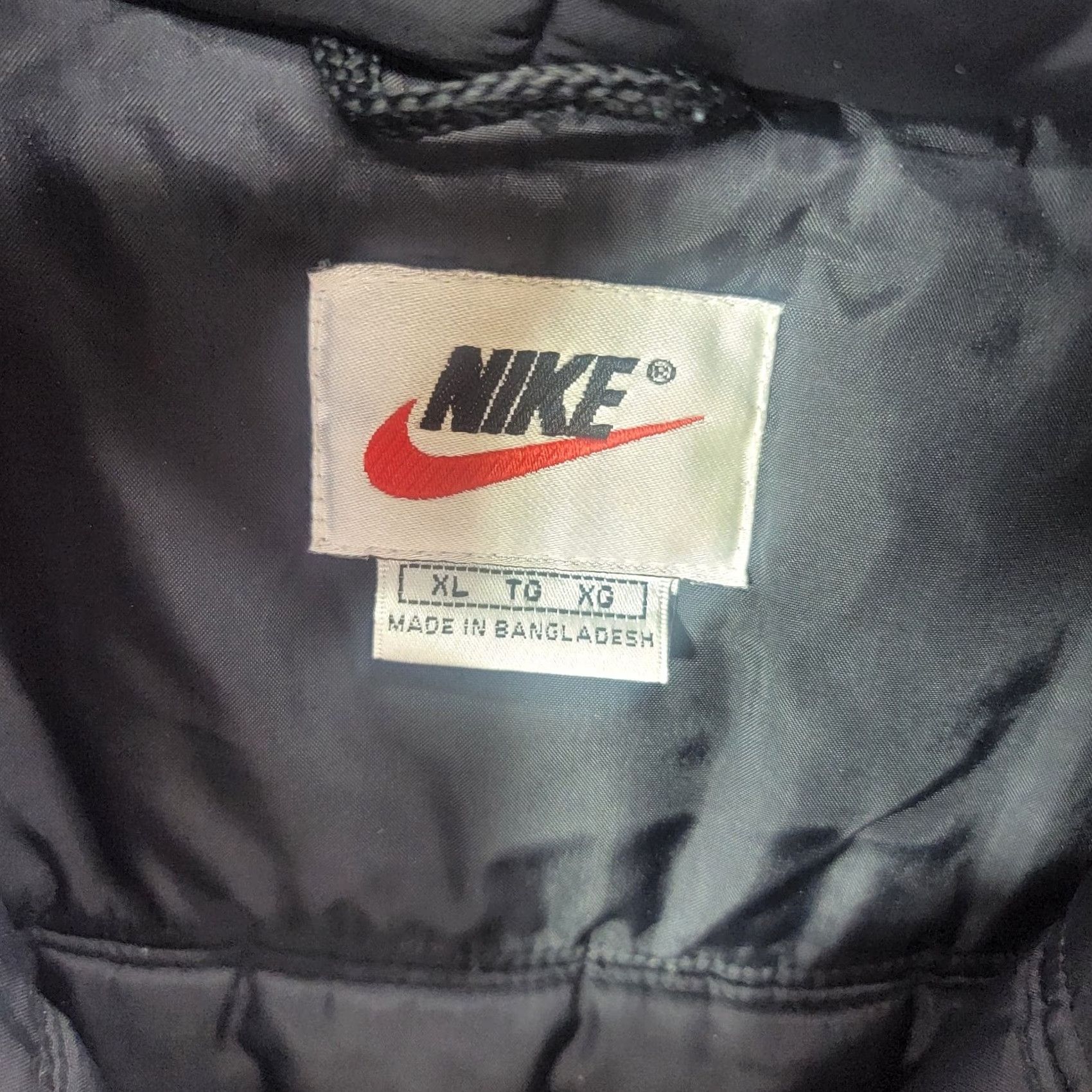 Nike VTG Nike jacket Long Parka Coat adult XL Gray Distressed Spellout y2k Size US XL / EU 56 / 4 - 5 Thumbnail
