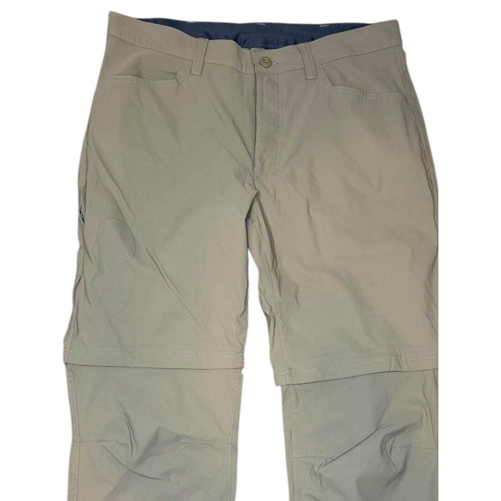 Eddie Bauer Eddie Bauer Hiking Outdoor Convertible Tech Pants Khaki Size US 36 / EU 52 - 2 Thumbnail