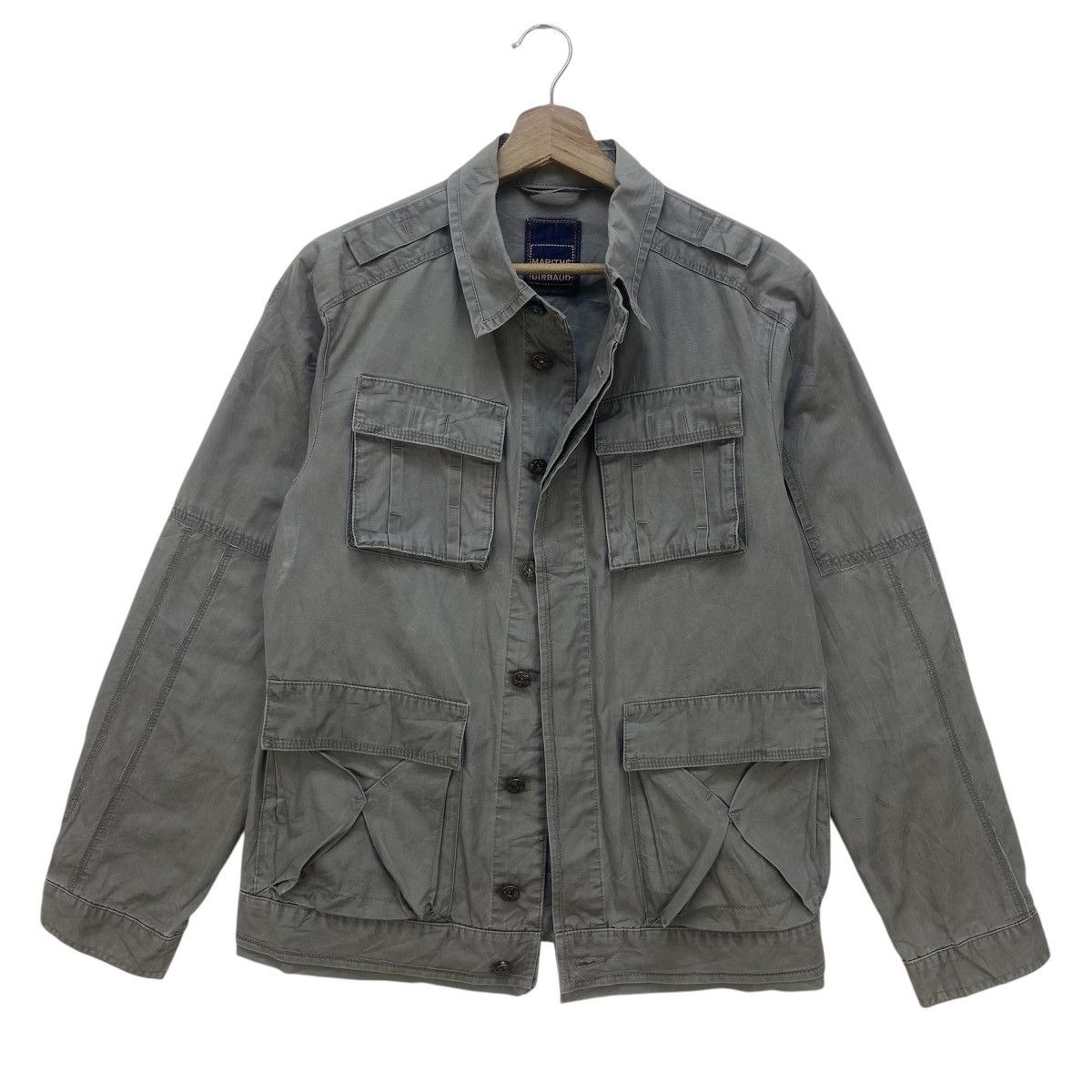 Marithe + Francois Girbaud Vintage MFG Tactical Survival Parachute Field Jacket Size US S / EU 44-46 / 1 - 1 Thumbnail