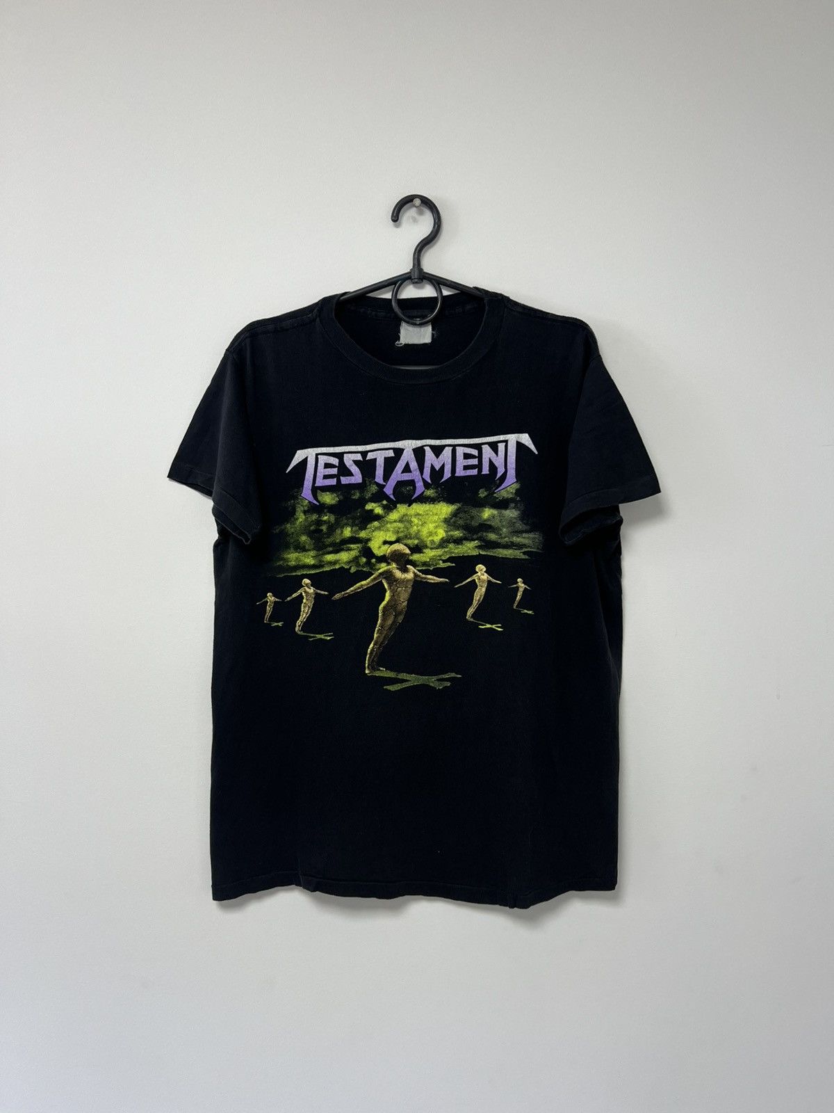 Band Tees Vintage Testament Practice What you Preach 1990 Tour sz M Size US M / EU 48-50 / 2 - 2 Thumbnail