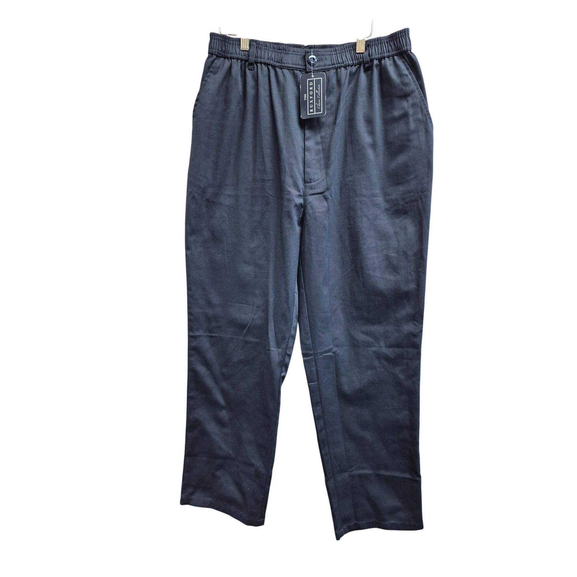 Other The Ruxford Classic Collection Mens Black Elastic Waist Trou Size ONE SIZE - 1 Thumbnail