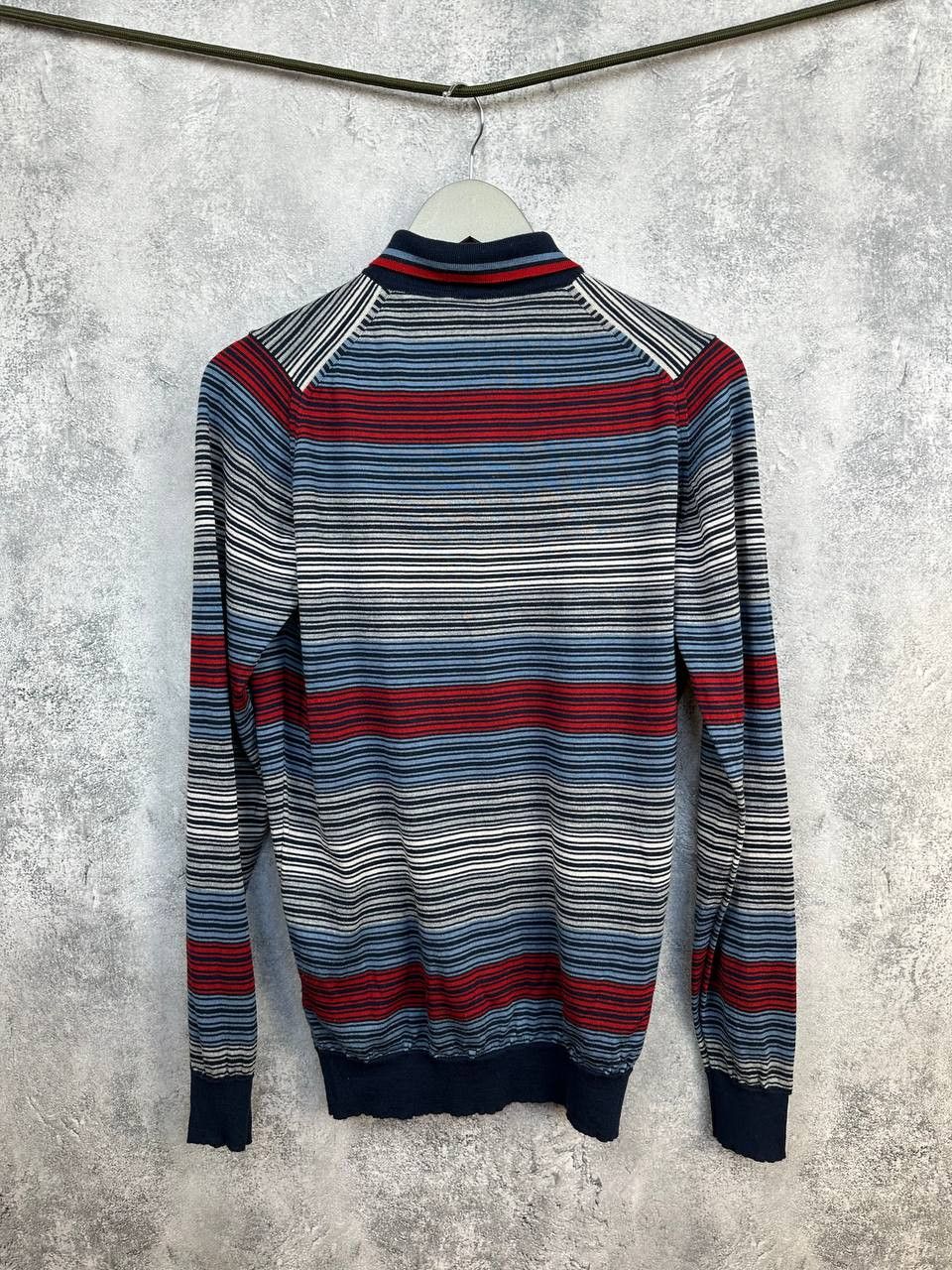 John Smedley John Smedley Merino Wool Striped Polo LS Sweater Jumper Size US S / EU 44-46 / 1 - 2 Thumbnail