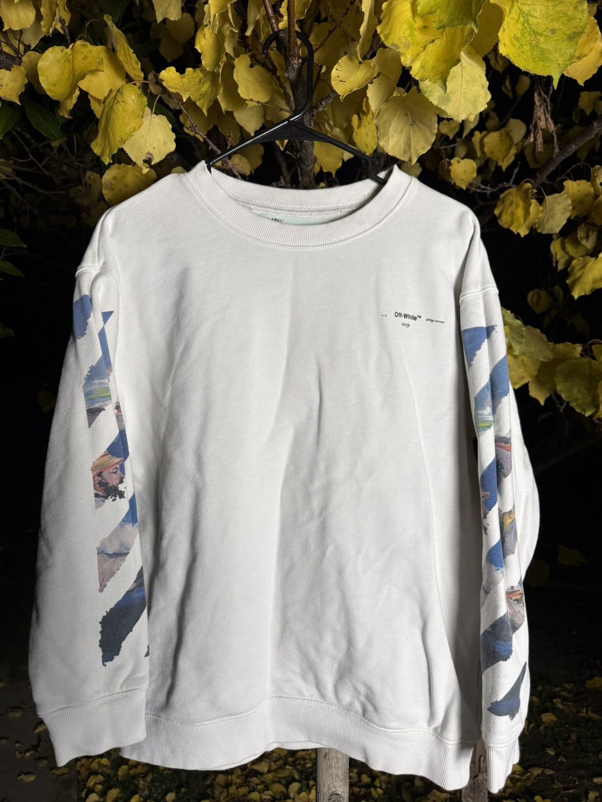 Off-White OFF-WHITE 2016 WHITE CREWNECK Size US S / EU 44-46 / 1 - 2 Thumbnail