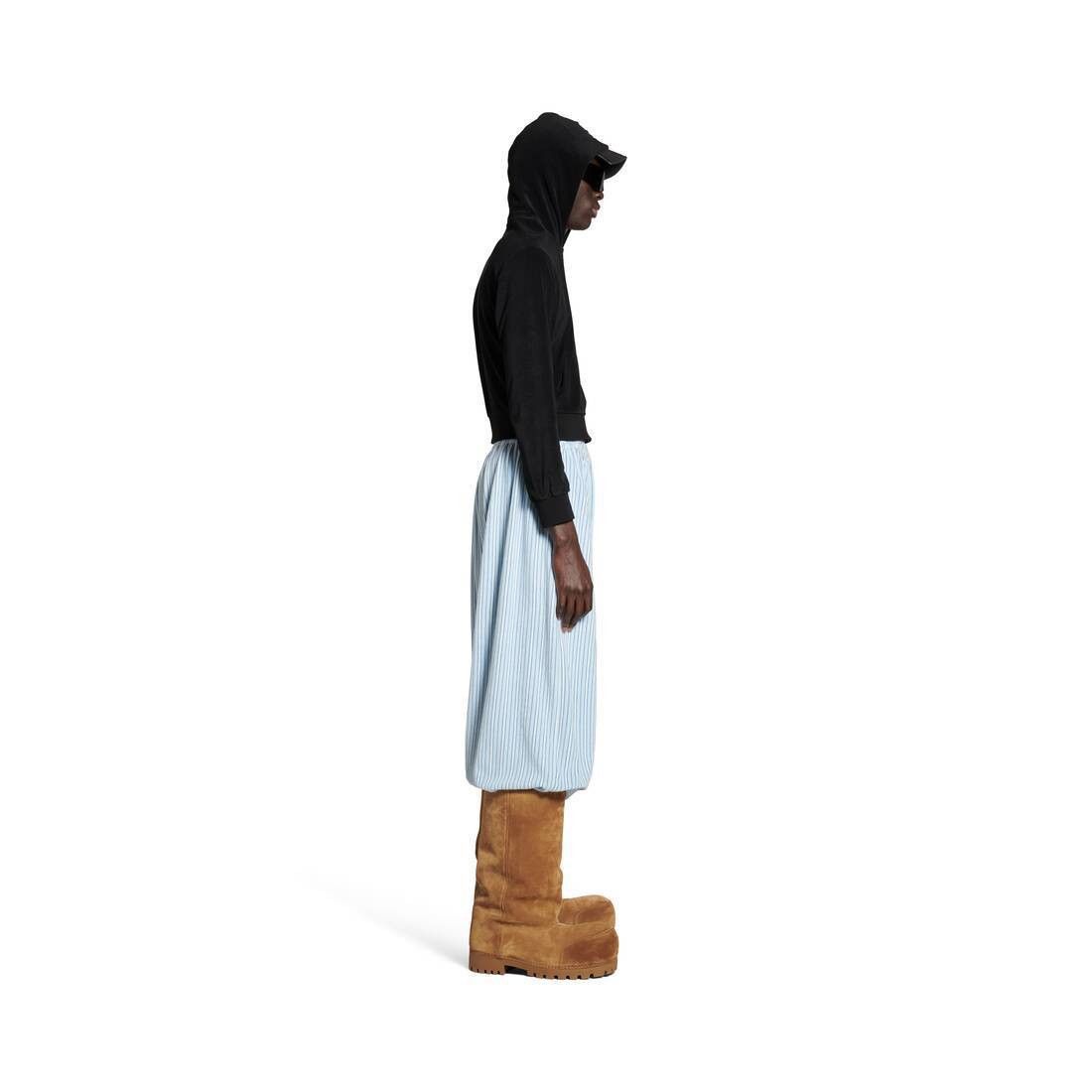 Balenciaga o1tr1nto0426 Large Pyjama Pants in Light Blue/White Size US 34 / EU 50 - 3 Thumbnail