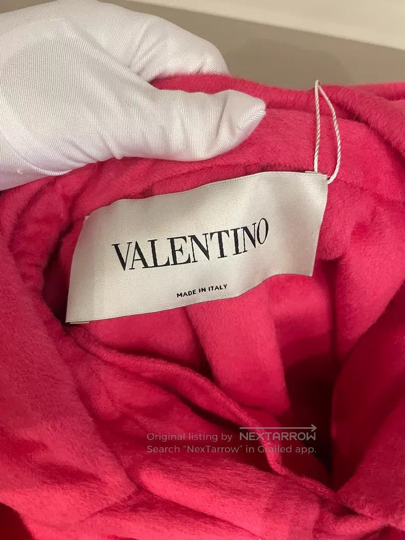 Valentino Valentino Rose pink virgin sheep wool Angora rabbit fur cl Size S / US 4 / IT 40 - 4 Thumbnail