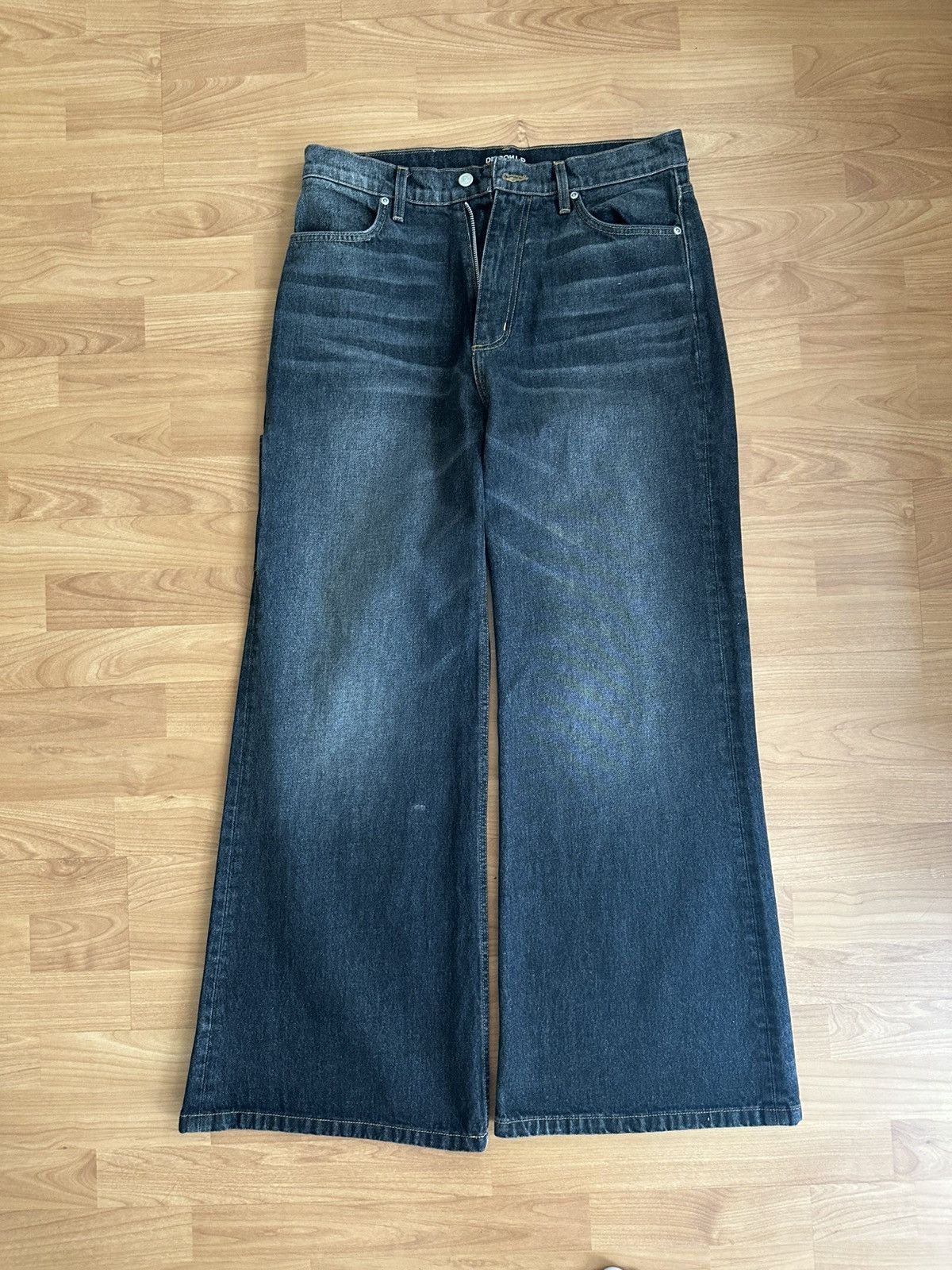 Other Discontd Charcoal Black Flared Jeans Size US 32 / EU 48 - 2 Thumbnail